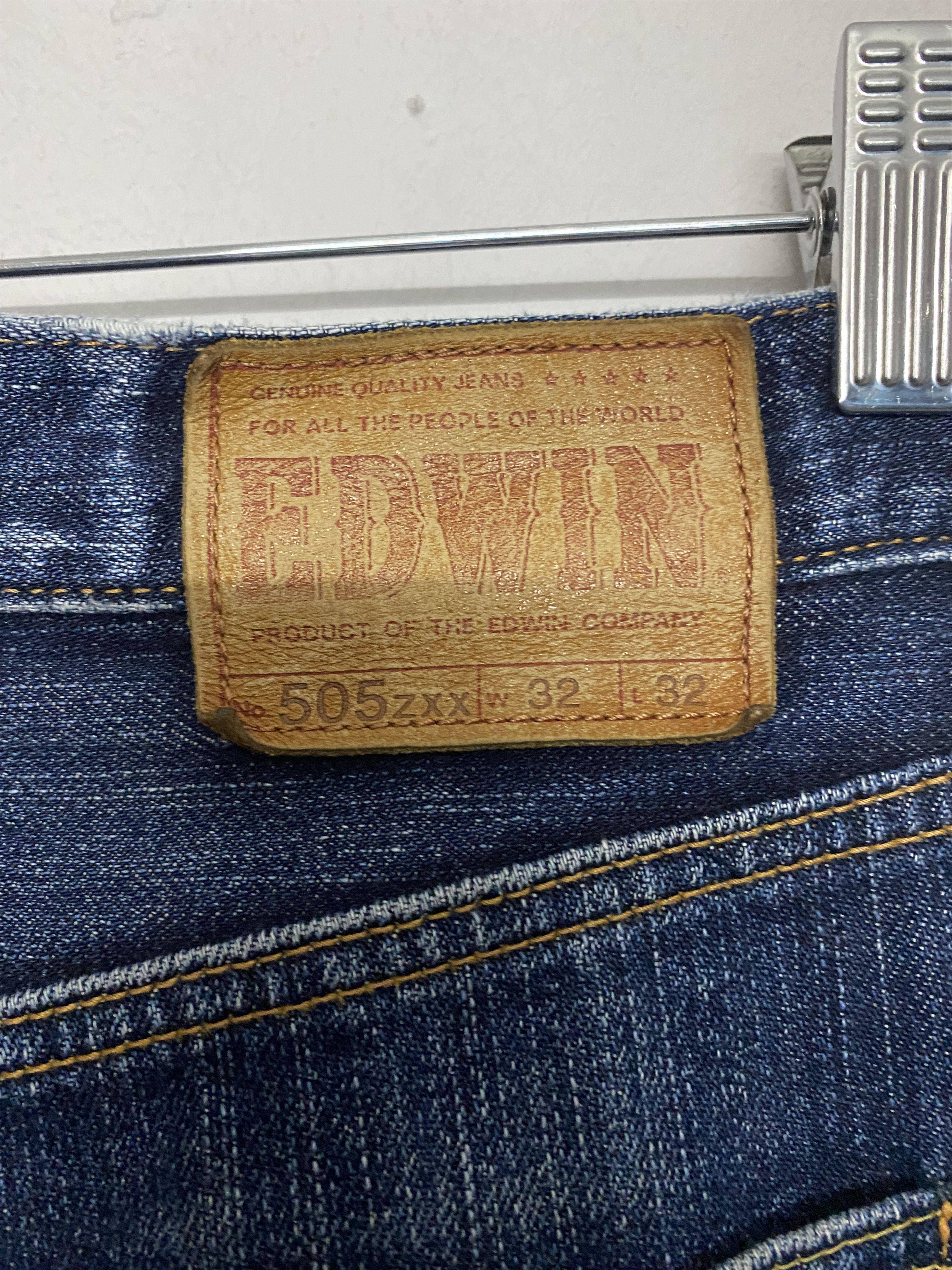 Edwin Vintage EDWIN 505zxx Selvedge Denim Jeans (Japan Made) Size US 32 / EU 48 - 12 Thumbnail