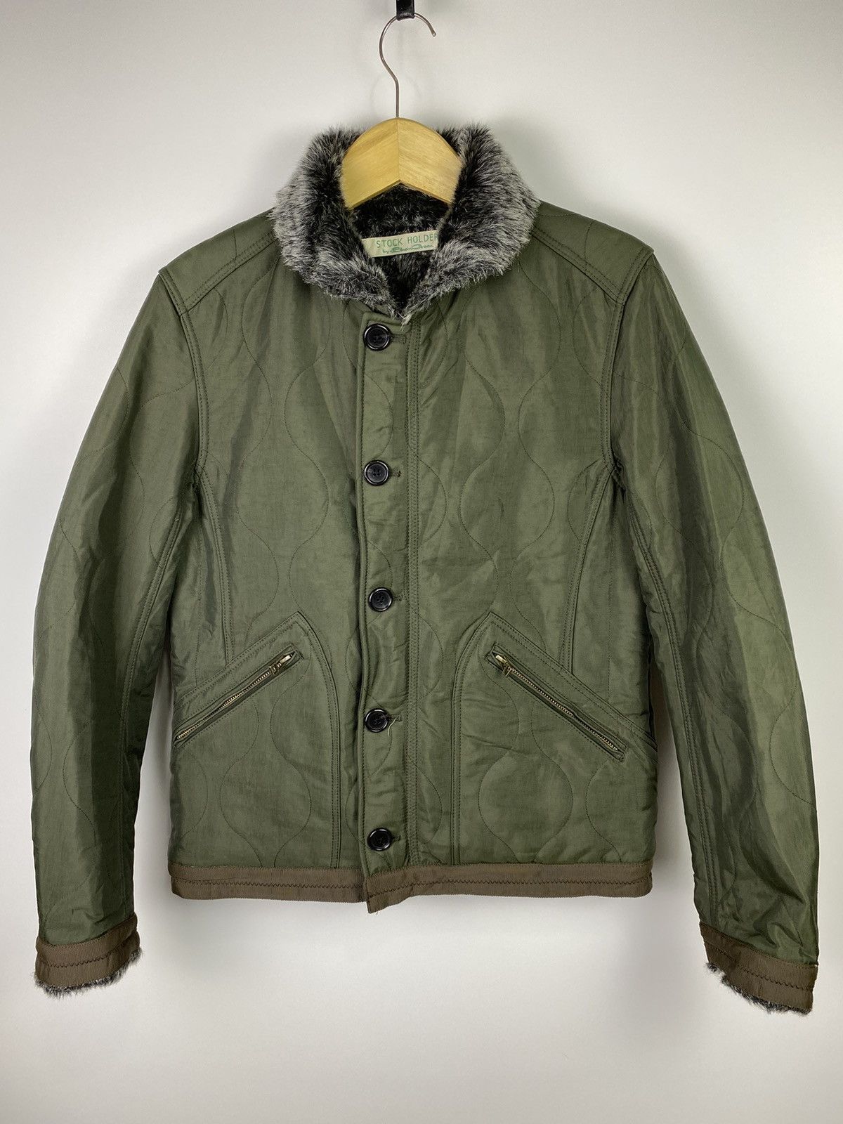 If Six Was Nine × Japanese Brand × Le Grande Bleu (L.G.B.) faux fur jacket stock holder lgb style Size US M / EU 48-50 / 2 - 2 Thumbnail