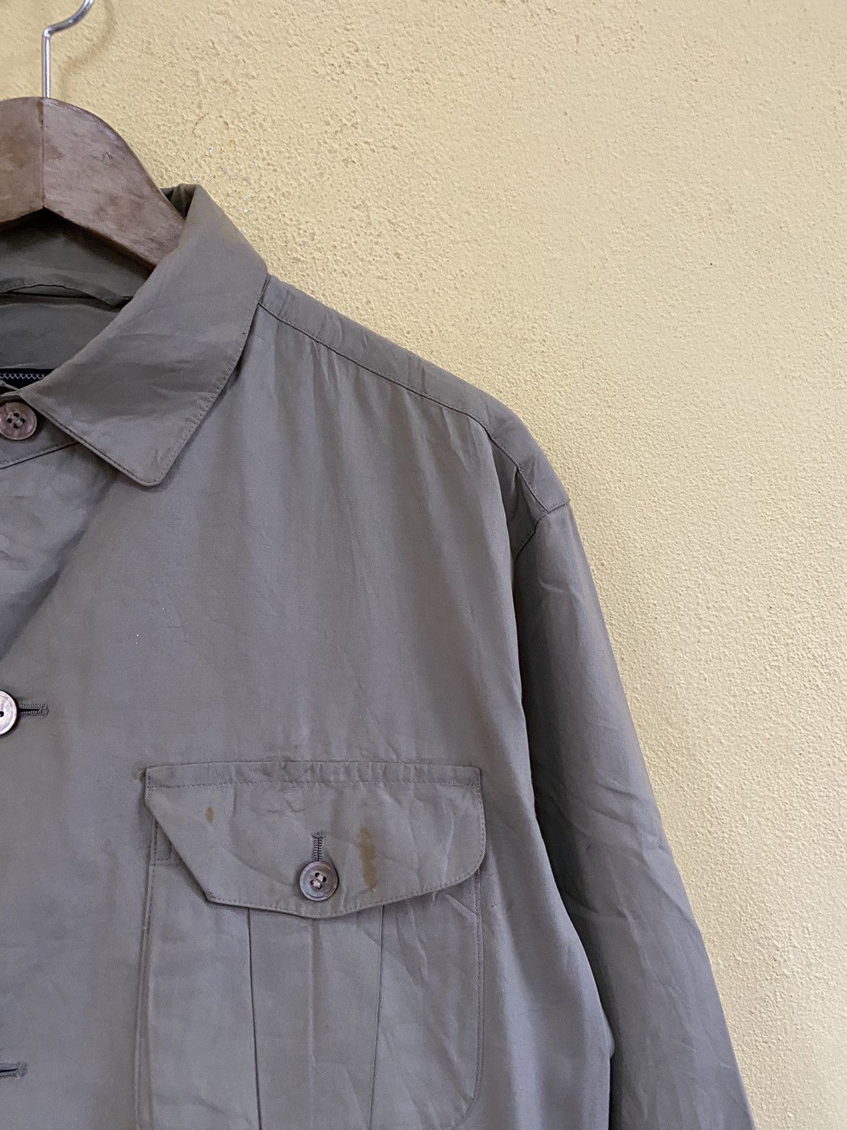 Burberry × Designer BURBERRY WOMEN JACKET MILITARY MULTIPOCKET Size L / US 10 / IT 46 - 5 Thumbnail