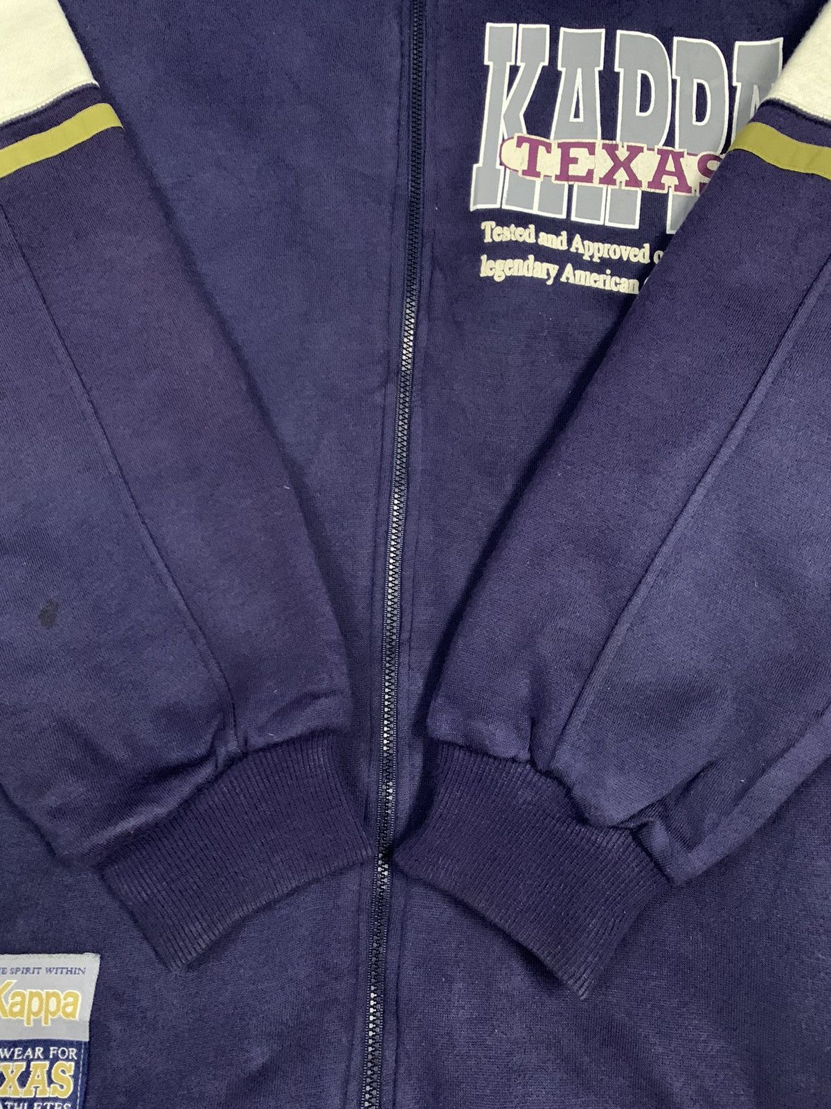 Kappa Vintage 90s Kappa Full Zip Oversized Printed Hoodies Size US L / EU 52-54 / 3 - 13 Thumbnail
