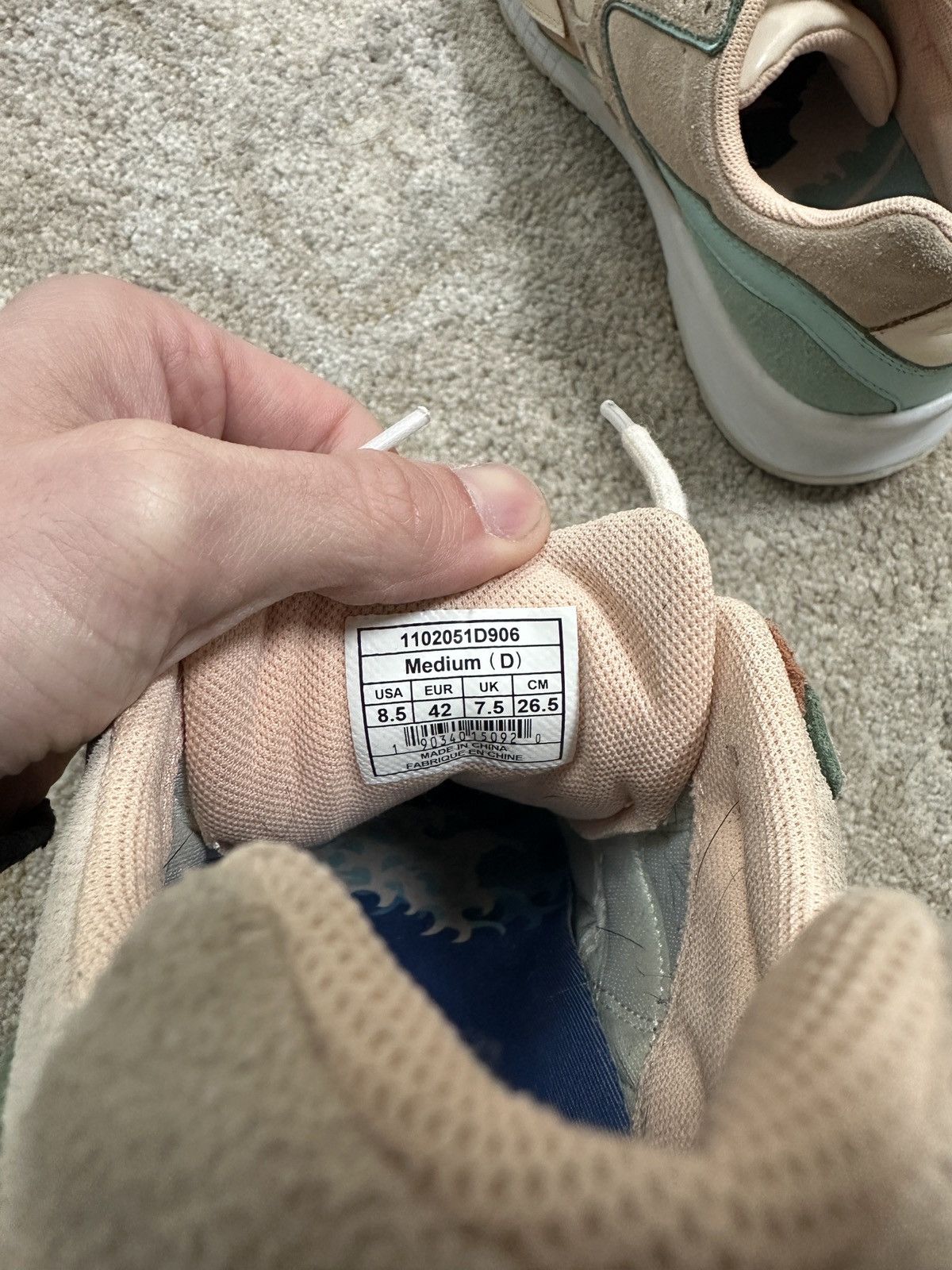 Pink Dolphin Pink Dolphin x Brooks Heritage Great Wave Sneakers Size US 8.5 / EU 41-42 - 7 Thumbnail