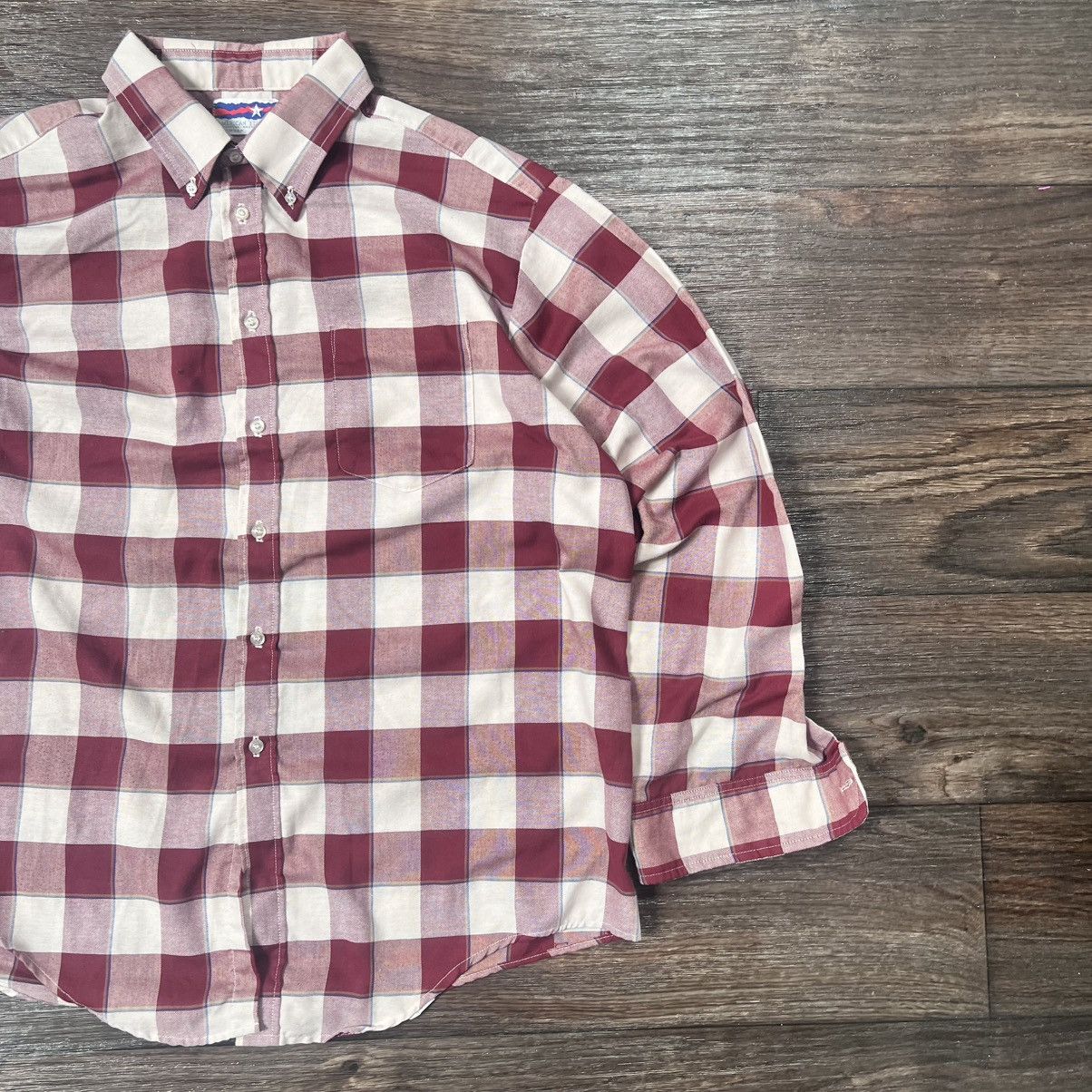 Vintage Vintage 1970s plaid pattern flannel super soft and THIN Size US XL / EU 56 / 4 - 2 Thumbnail