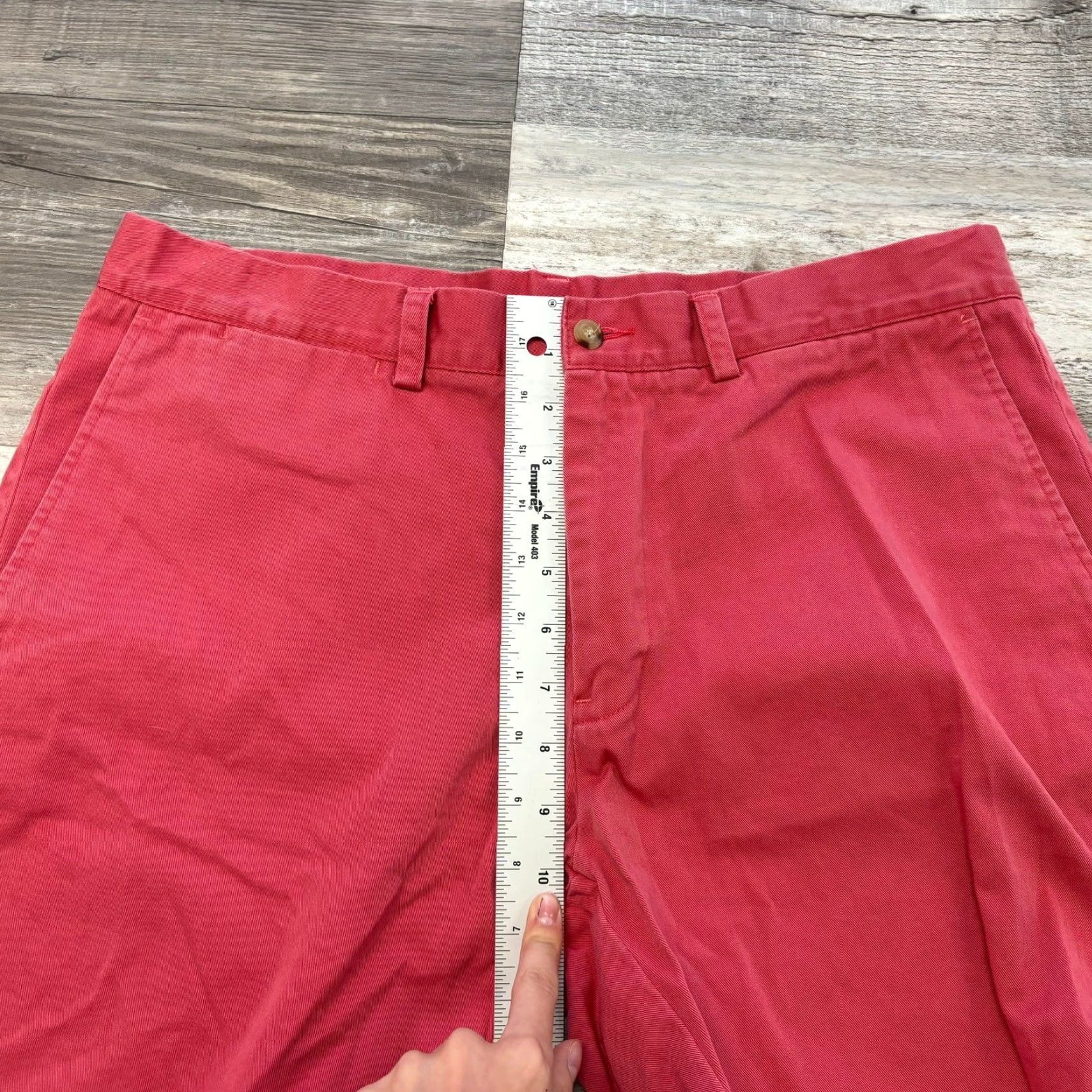 Polo Ralph Lauren Polo Ralph Lauren Polo Ralph Lauren Red Pink Salmon 34 Classic Fit Cotton Chino Shorts Men 34 Regular Red Size US S / EU 44-46 / 1 - 4 Thumbnail