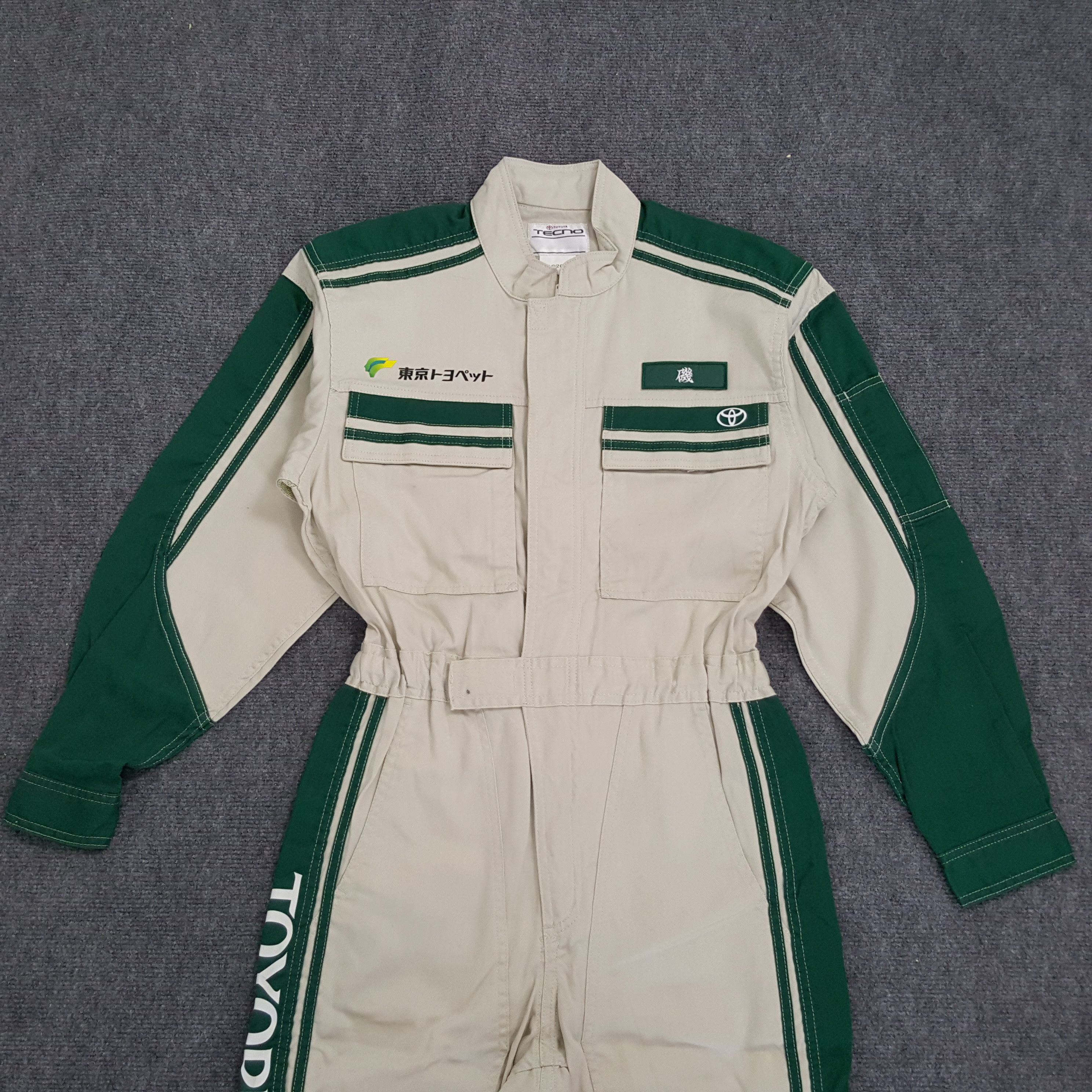 Japanese Brand × Vintage Toyopet Tecno Toyota Racing Team Coverall Jacket Size US S / EU 44-46 / 1 - 7 Thumbnail