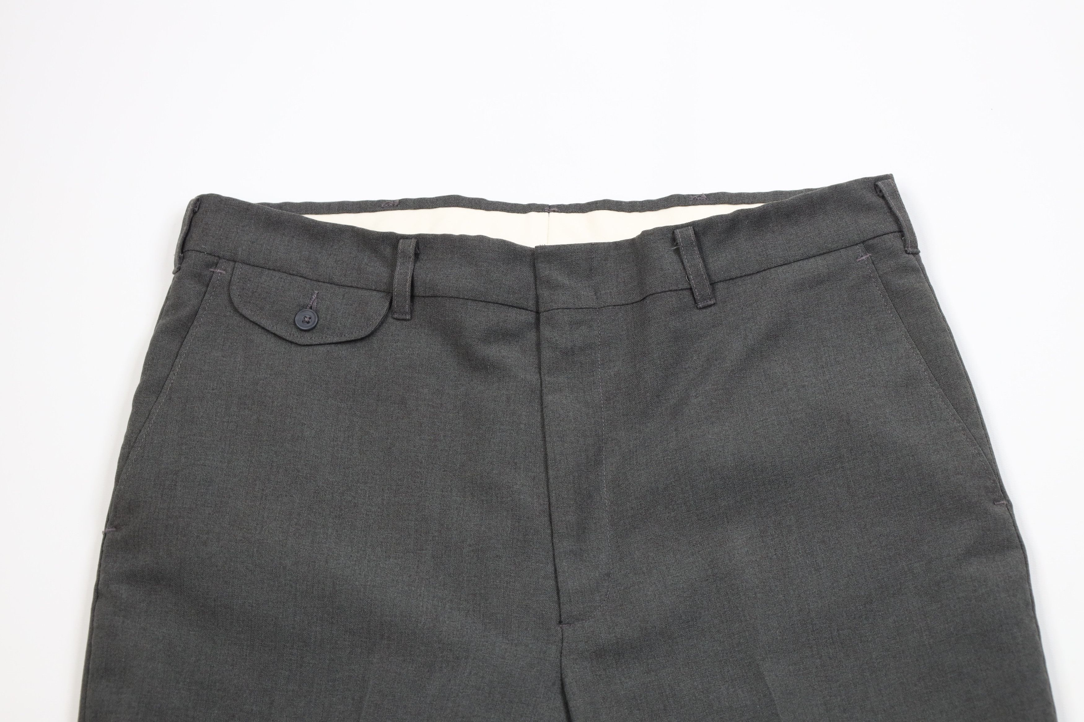 Vintage Vintage 90s Streetwear Wool Blend Wide Leg Chino Pants USA Size US 32 / EU 48 - 2 Thumbnail