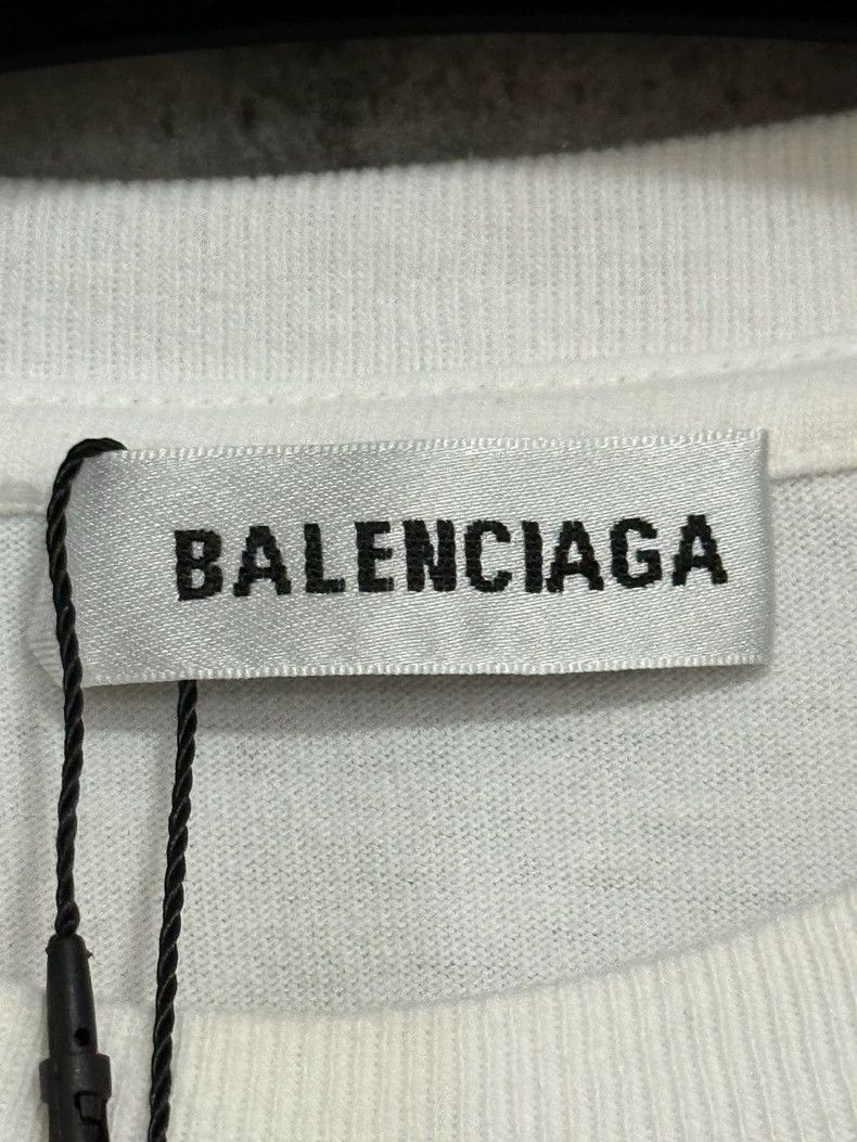 Other Balenciaga Signature Letter Logo Short Sleeve T-Shirt Wome Size XS / US 0-2 / IT 36-38 - 3 Thumbnail