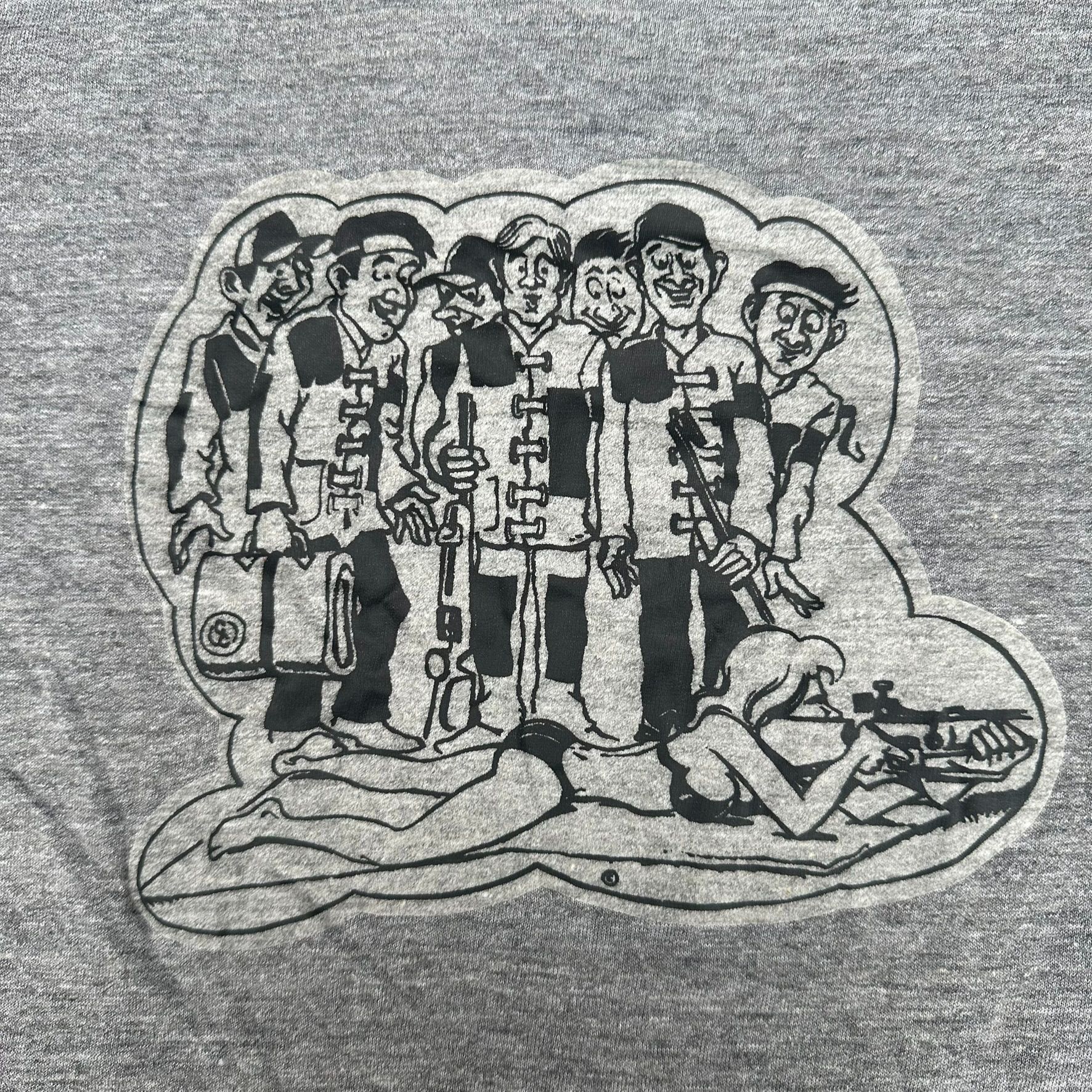 Vintage Vintage 70s Camp Perry Shooting Championship Ringer T-Shirt Size US M / EU 48-50 / 2 - 2 Thumbnail