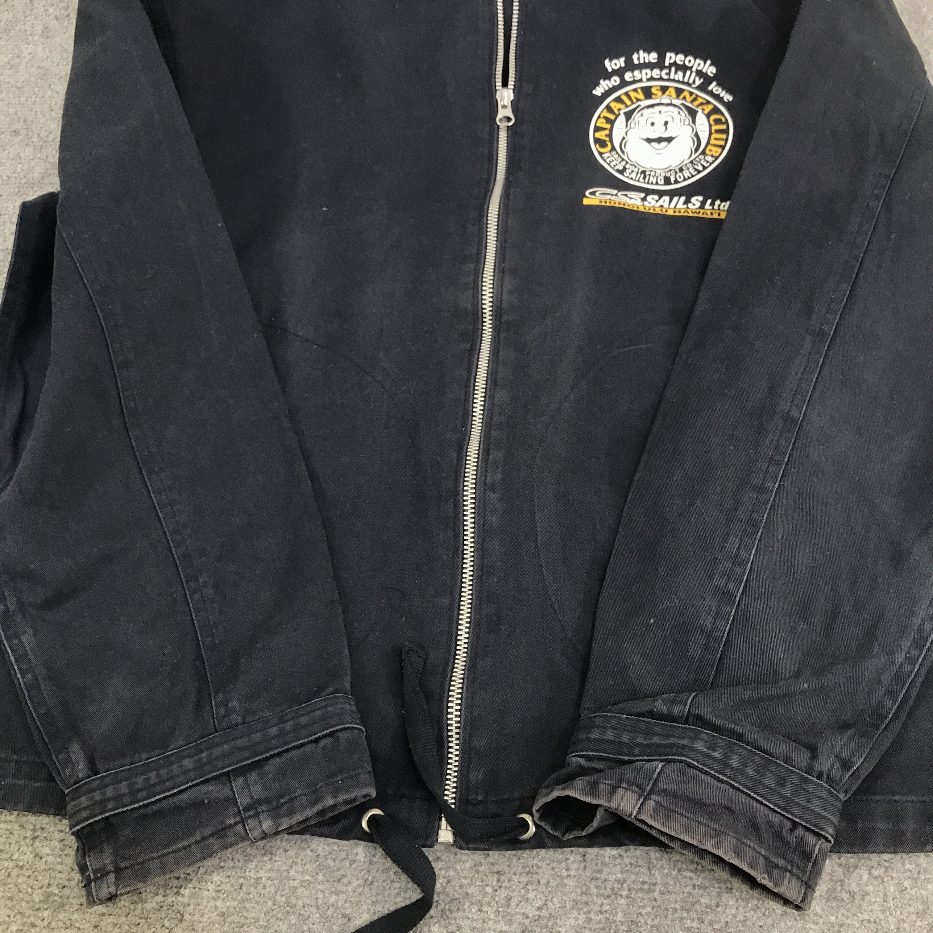 Japanese Brand Vintage captain santa club Navy colour Faded jacket K126B2 Size US L / EU 52-54 / 3 - 8 Thumbnail