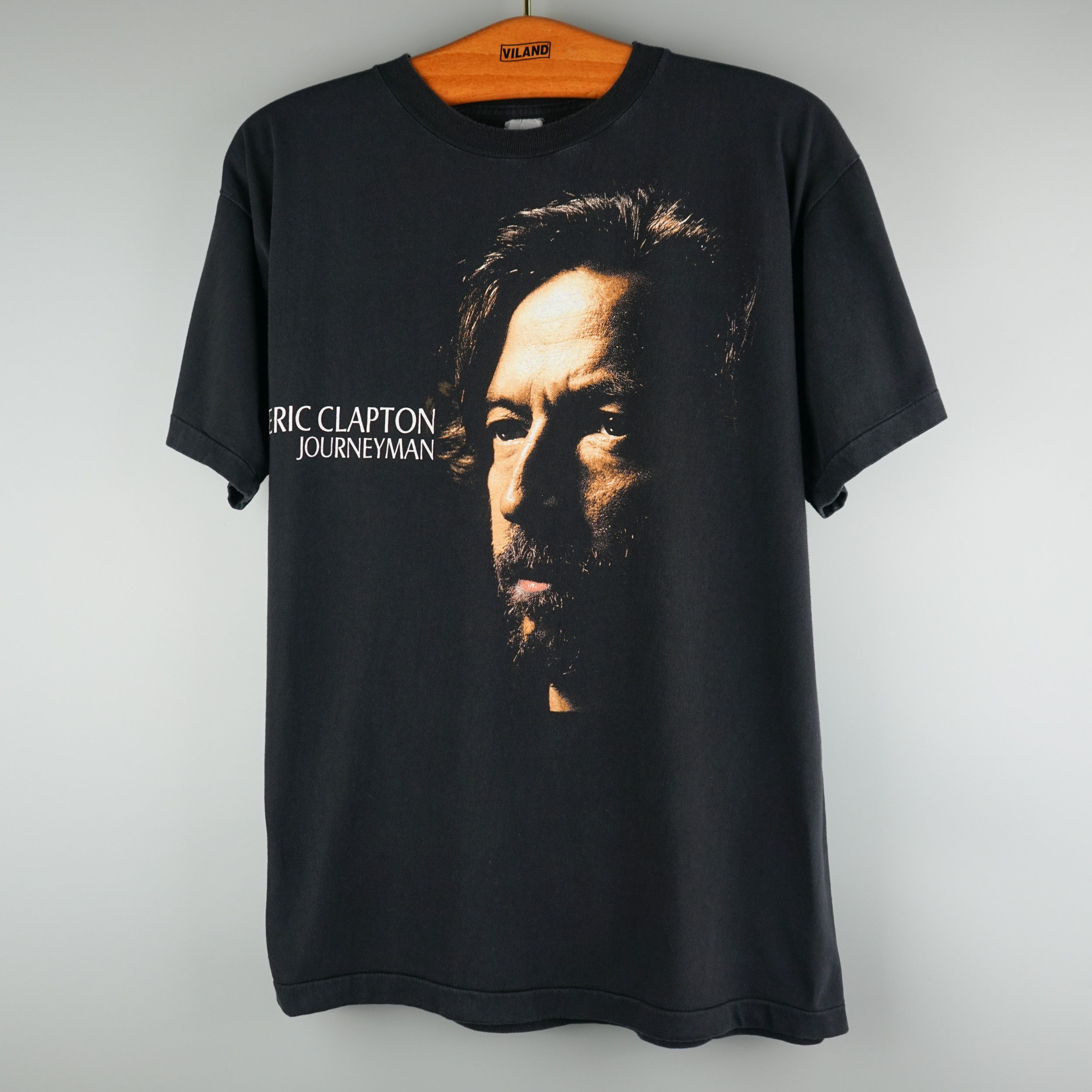 Band Tees × Vintage Vintage 1990 Eric Clapton World Tour T-Shirt Size US L / EU 52-54 / 3 - 1 Thumbnail