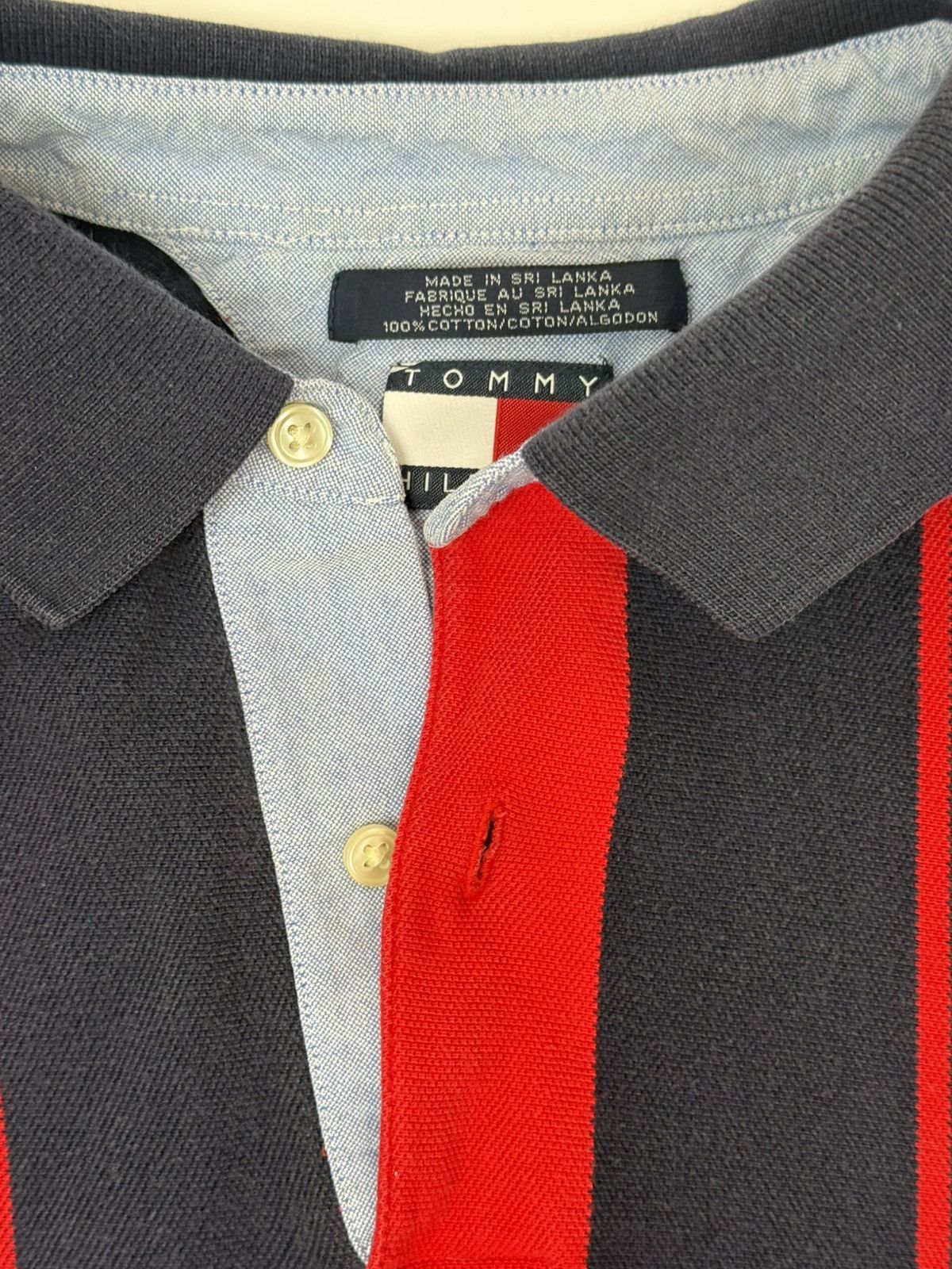 Tommy Hilfiger Vintage Tommy Hilfiger Polo Shirt Size US XL / EU 56 / 4 - 3 Thumbnail