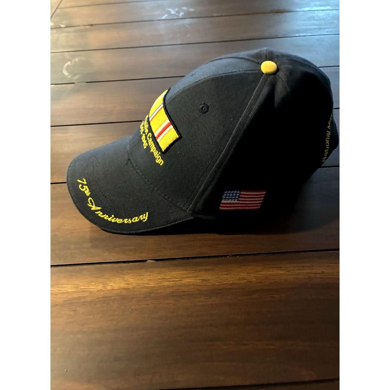 Vintage VINTAGE Asiatic Pacific Campaign 75 Anniversary National Museum Strap back Hat Cap Blue Size ONE SIZE - 2 Thumbnail