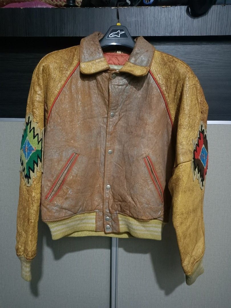 Avirex Vintage avirex usa varsity leather jacket Size US XS / EU 42 / 0 - 3 Thumbnail