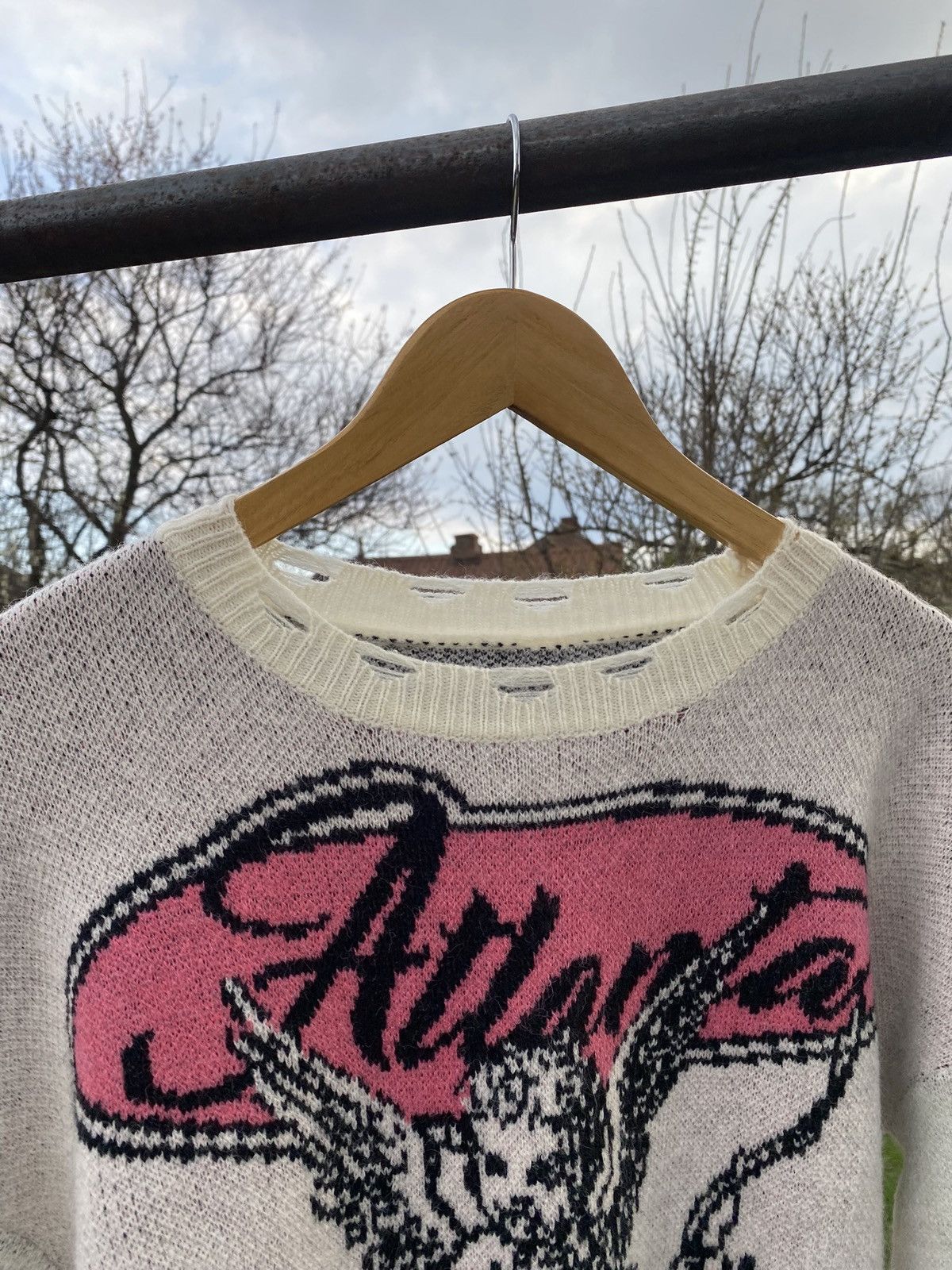 Vintage Y2K Angel Sweater Grunge Distressed Knit Vintage Aesthetic Size L / US 10 / IT 46 - 10 Thumbnail
