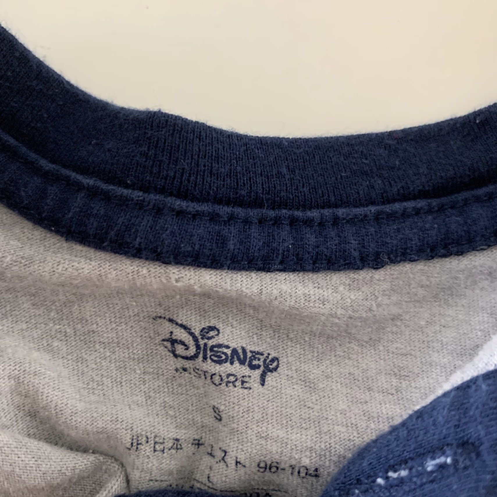 Disney Disney Mickey Mouse Raglan T Shirt Men’s Small Gray Blue Size US S / EU 44-46 / 1 - 3 Thumbnail