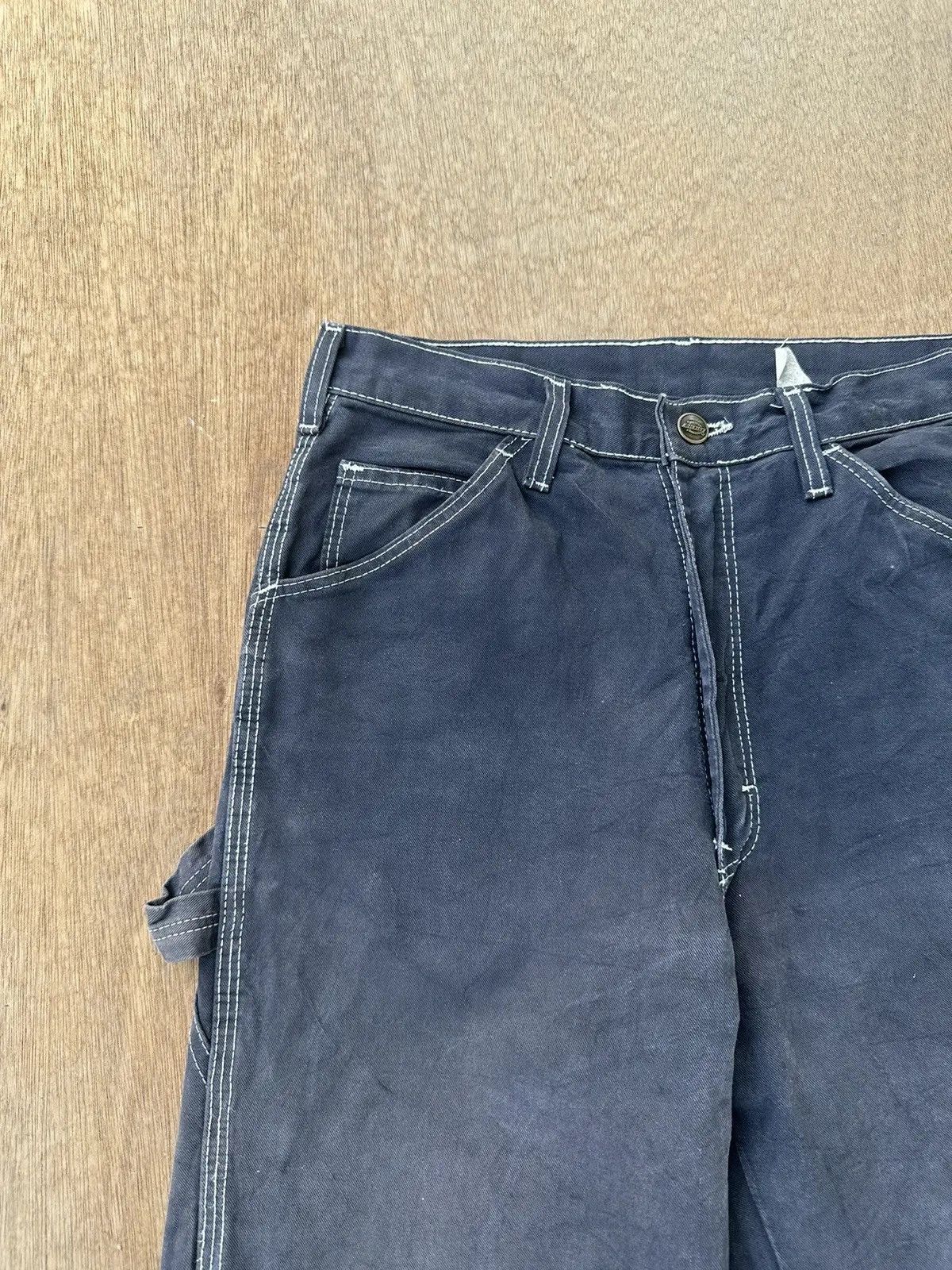 Dickies STEALS🔥VINTAGE DICKIES WORKWEAR FADED BAGGY CARPENTER PANTS Size US 27 - 2 Thumbnail