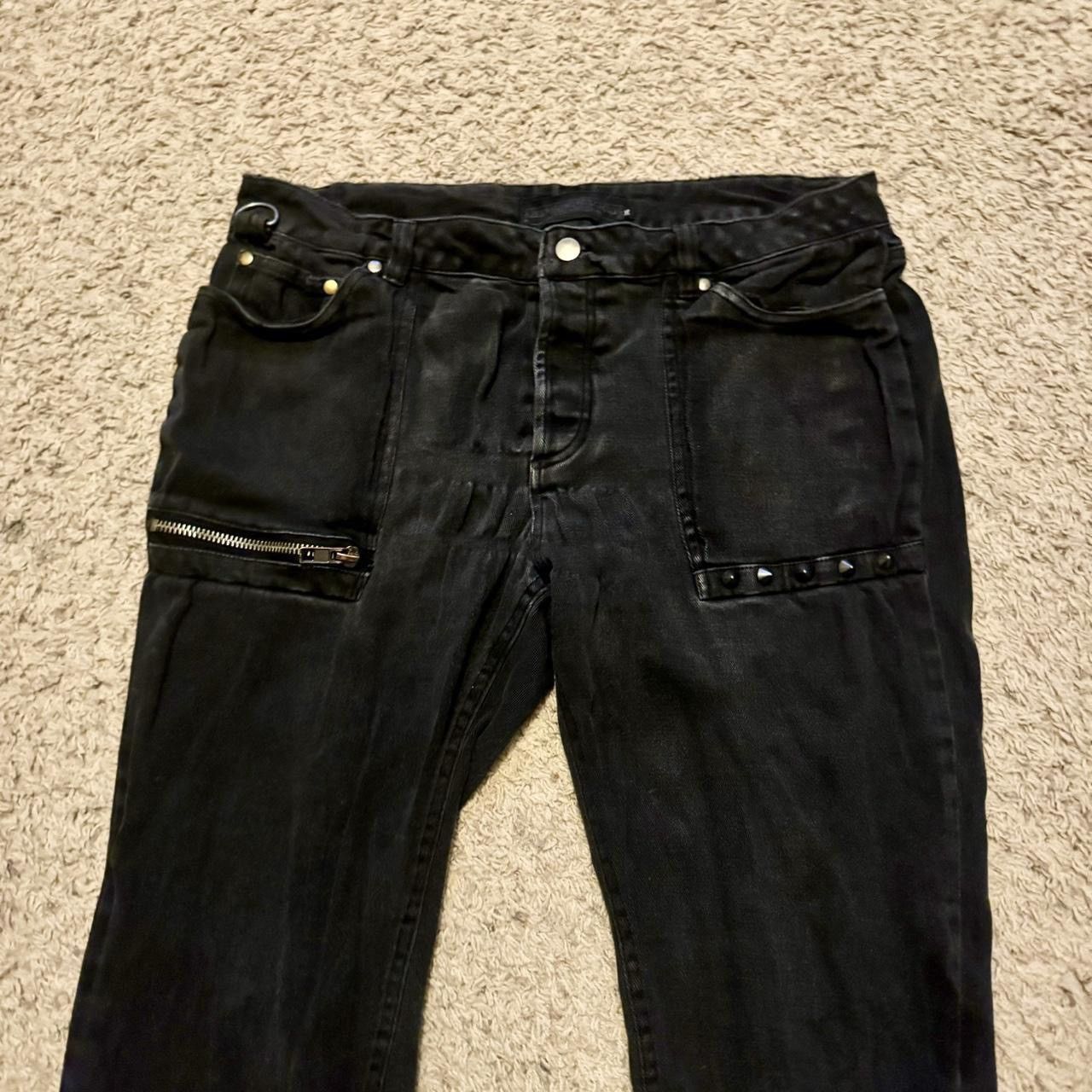 Other VINTAGE LIP SERVICE BLACK BONDAGE PANTS! Size US 36 / EU 52 - 5 Thumbnail