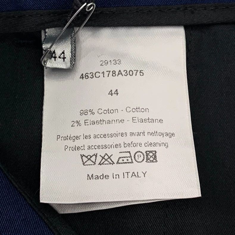 Dior Dior Blue cotton straight casual trousers 2501-Nextarrow Size US 28 / EU 44 - 6 Thumbnail