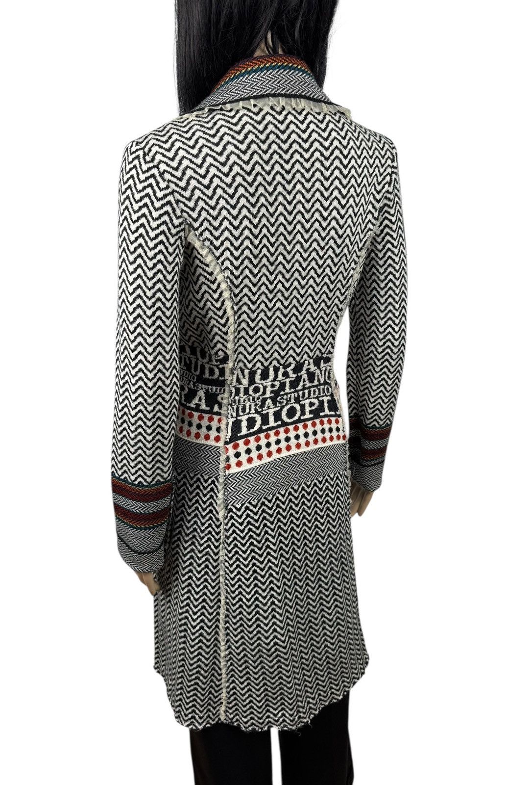 Other Pianura Studio Wool Knit Coat Ribbed size 40 Italy Size S / US 4 / IT 40 - 10 Thumbnail