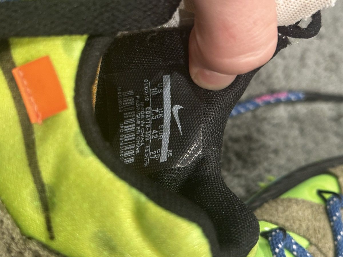 Nike × Off-White OFF-White x Nike Zoom Terra Kiger 5 Green Size US 10 / EU 43 - 11 Thumbnail