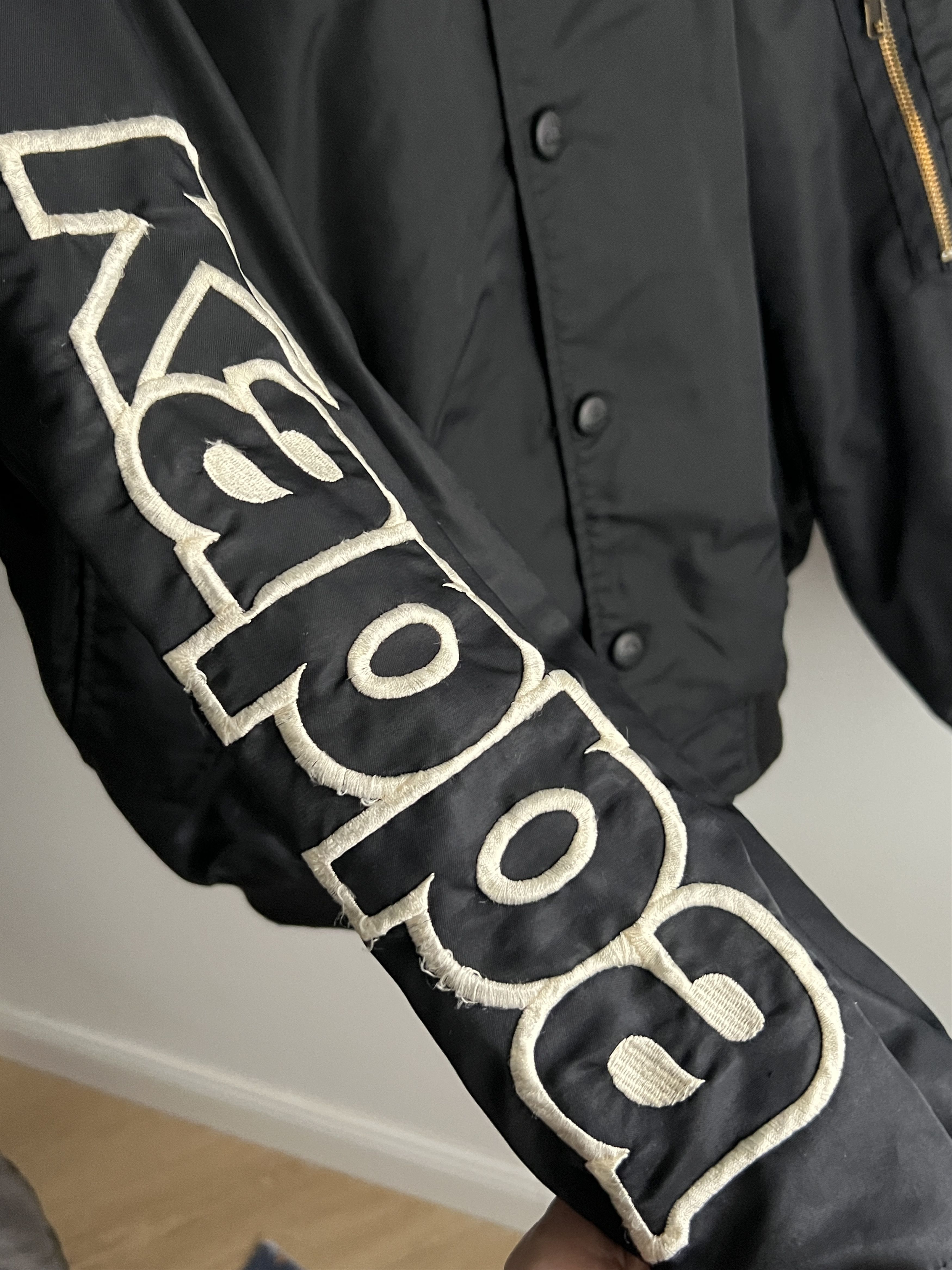 Kappa × Vintage Vintage 90s Kappa Italy Nylon Bomber Jacket Size US S / EU 44-46 / 1 - 6 Thumbnail