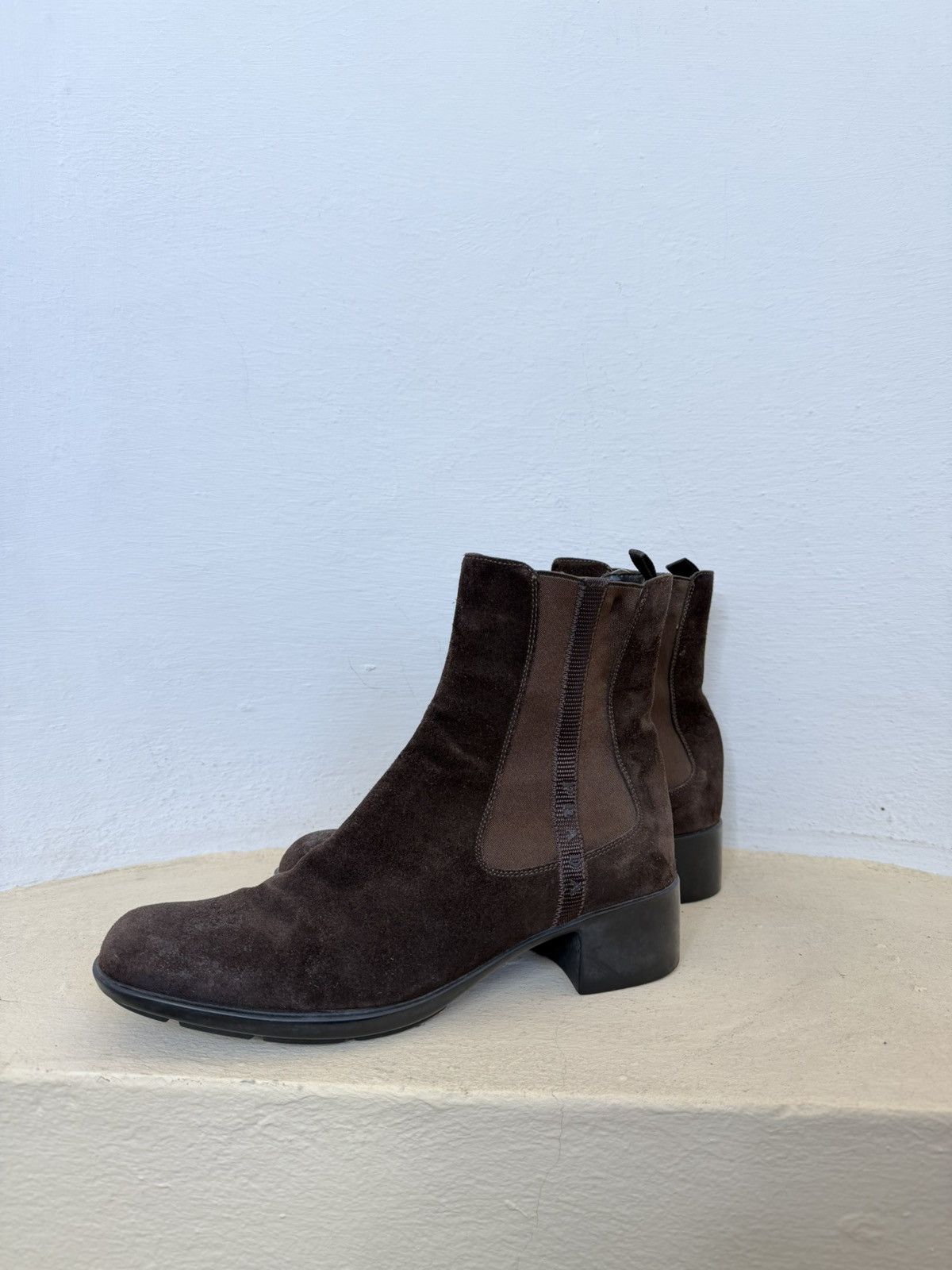 Prada Vintage Prada Suede/Leather Chelsea Boots Woman‘s Size 38 Size US 8 / IT 38 - 1 Thumbnail