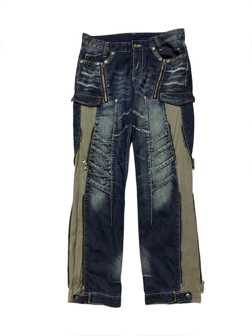 PPFM PPFM Multi Zip Denim Size US 33 - 2 Thumbnail