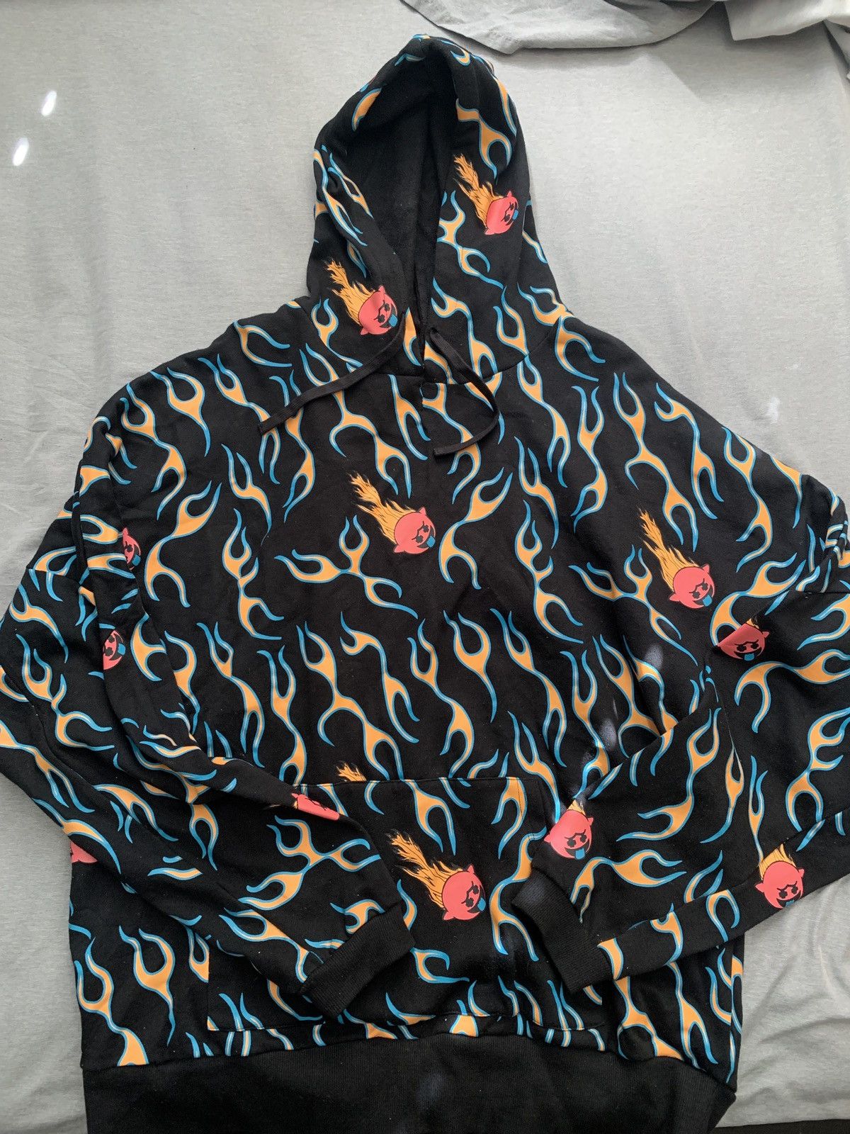 Pink Dolphin Flame Hoodie with Boo’s Size US XXL / EU 58 / 5 - 1 Thumbnail