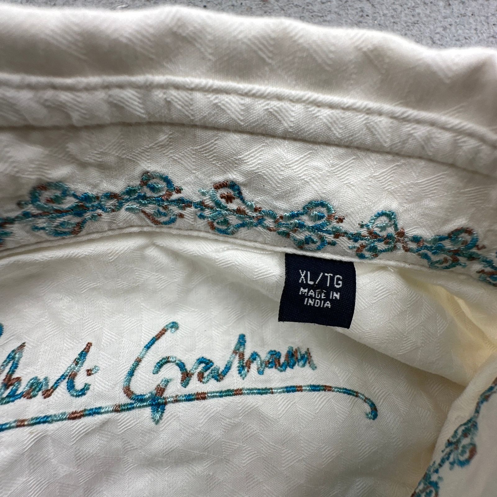 Robert Graham Robert Graham Long Sleeve Button Up Striped Mens Shirt XL Size US XL / EU 56 / 4 - 2 Thumbnail