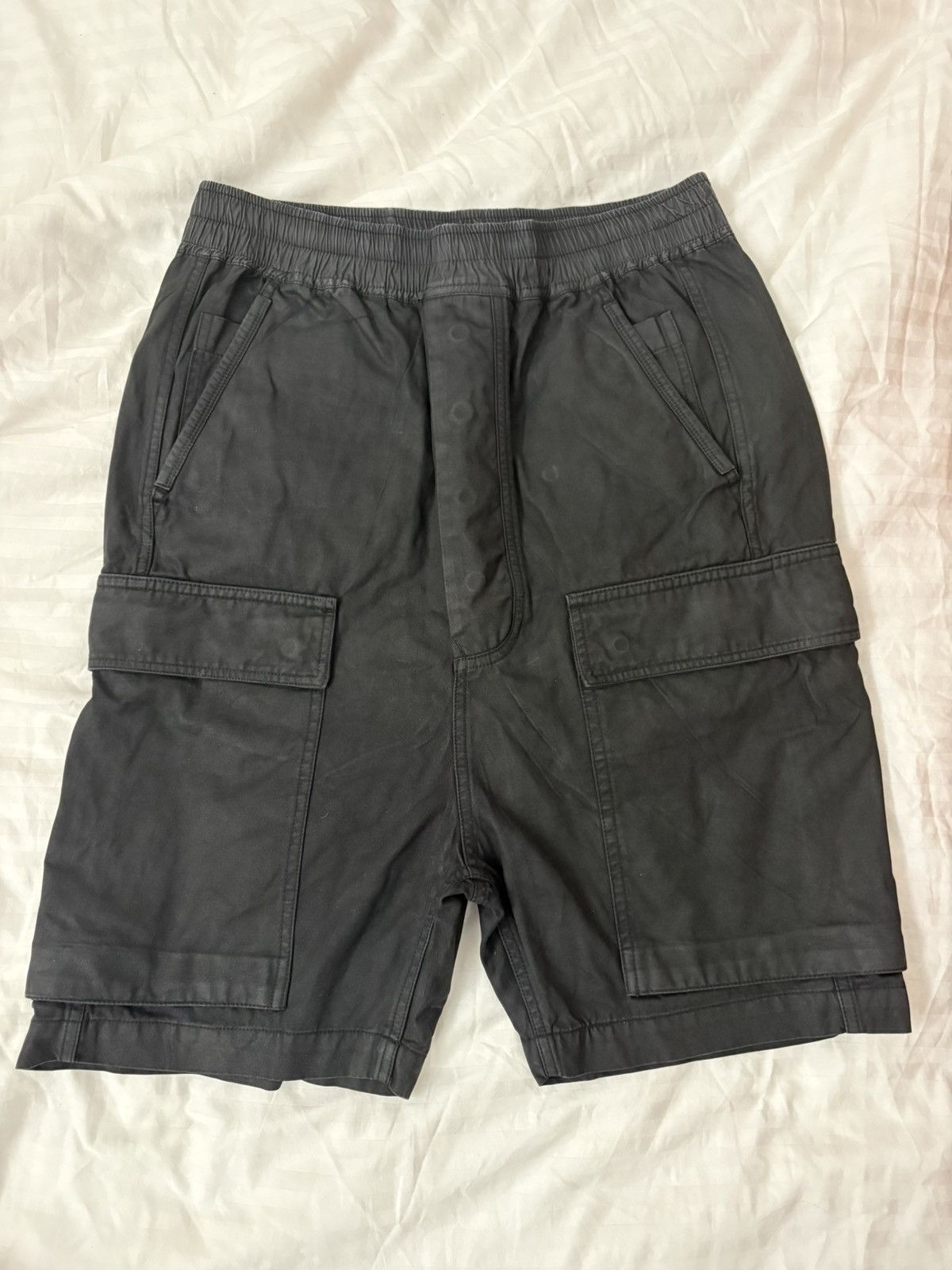 Waxed Cargo Shorts