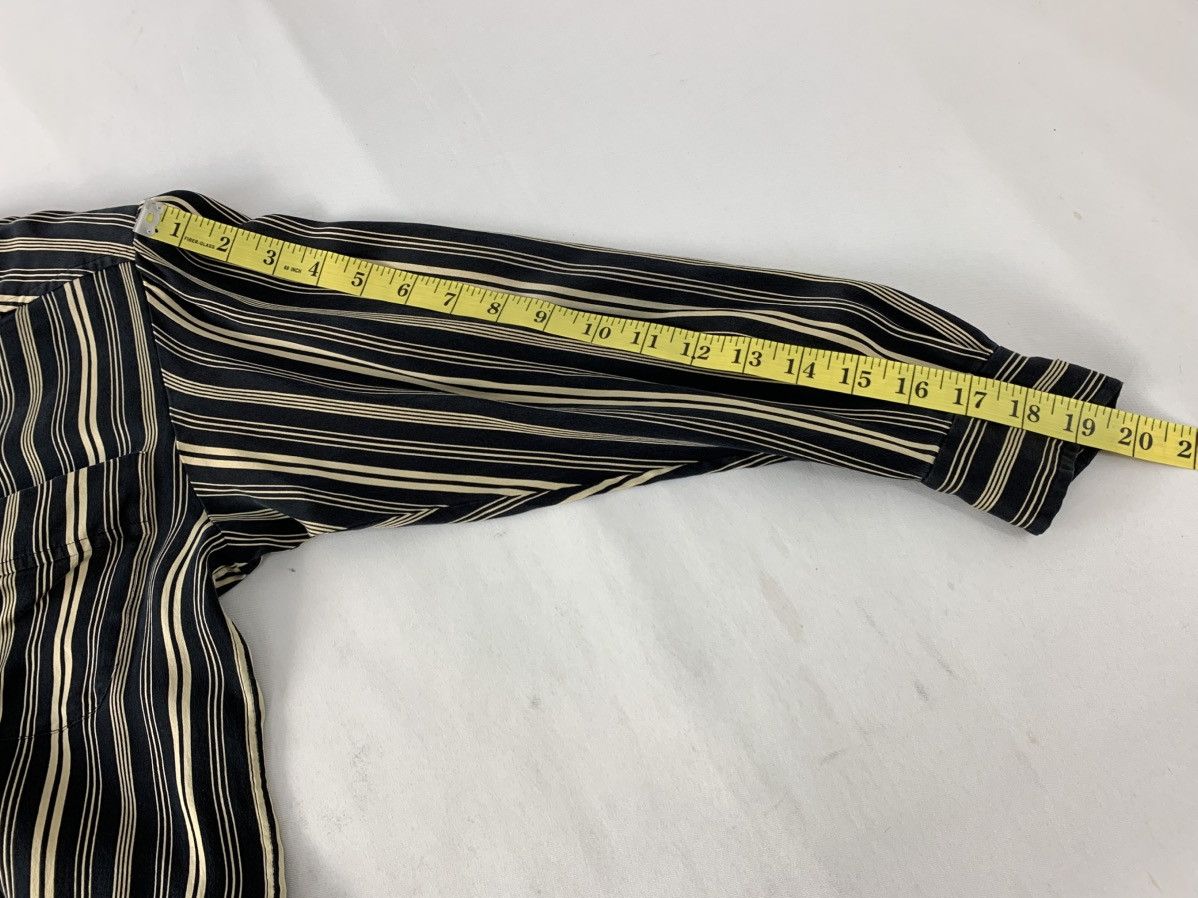 Yves Saint Laurent Yves Saint Lauren Chemisier Striped Blouse Button Up Shirt Size M / US 6-8 / IT 42-44 - 12 Thumbnail