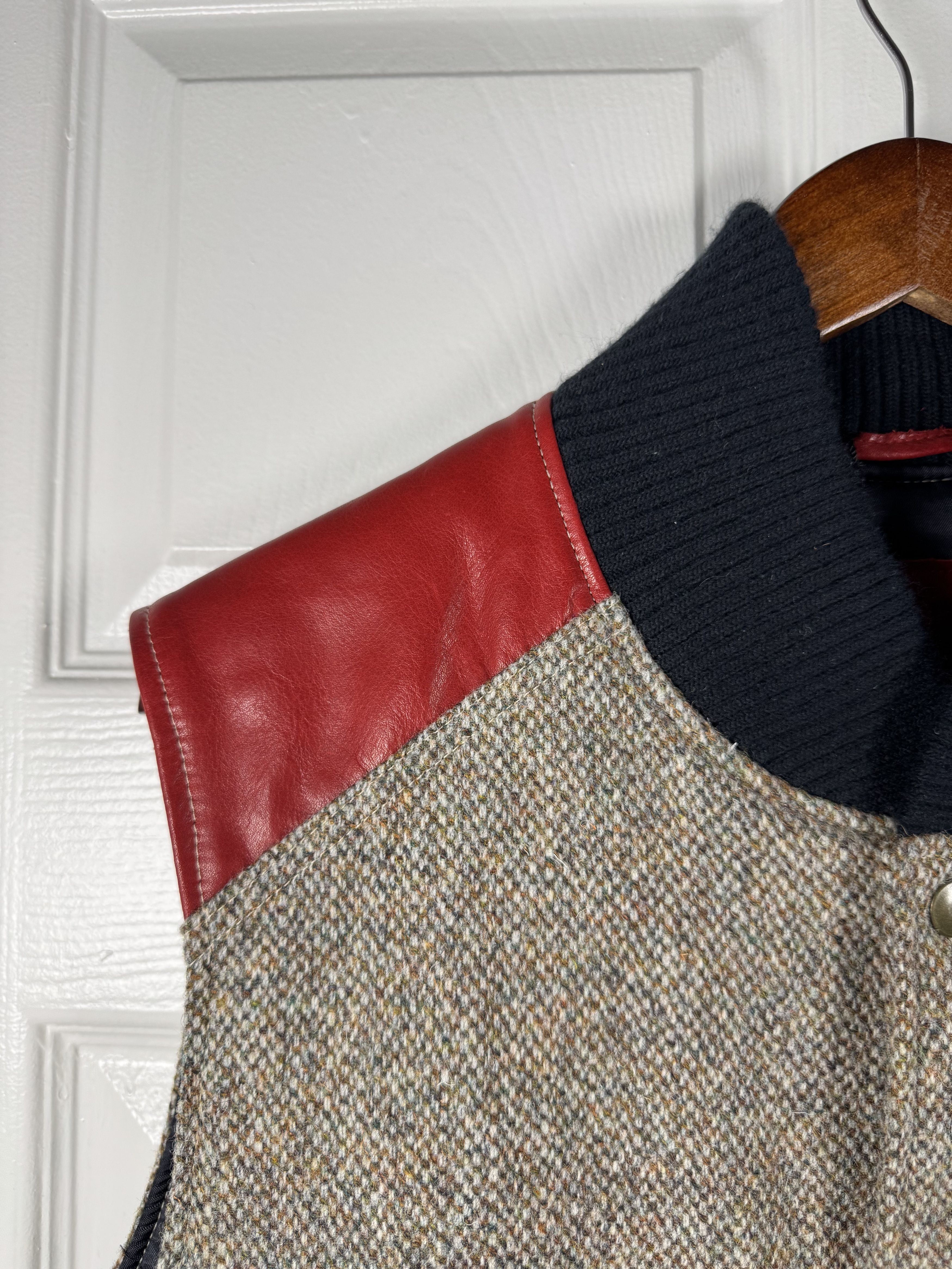 Golden Bear × Kith 2012 Harris Tweed Vest Brown Red Navy Size US L / EU 52-54 / 3 - 4 Thumbnail