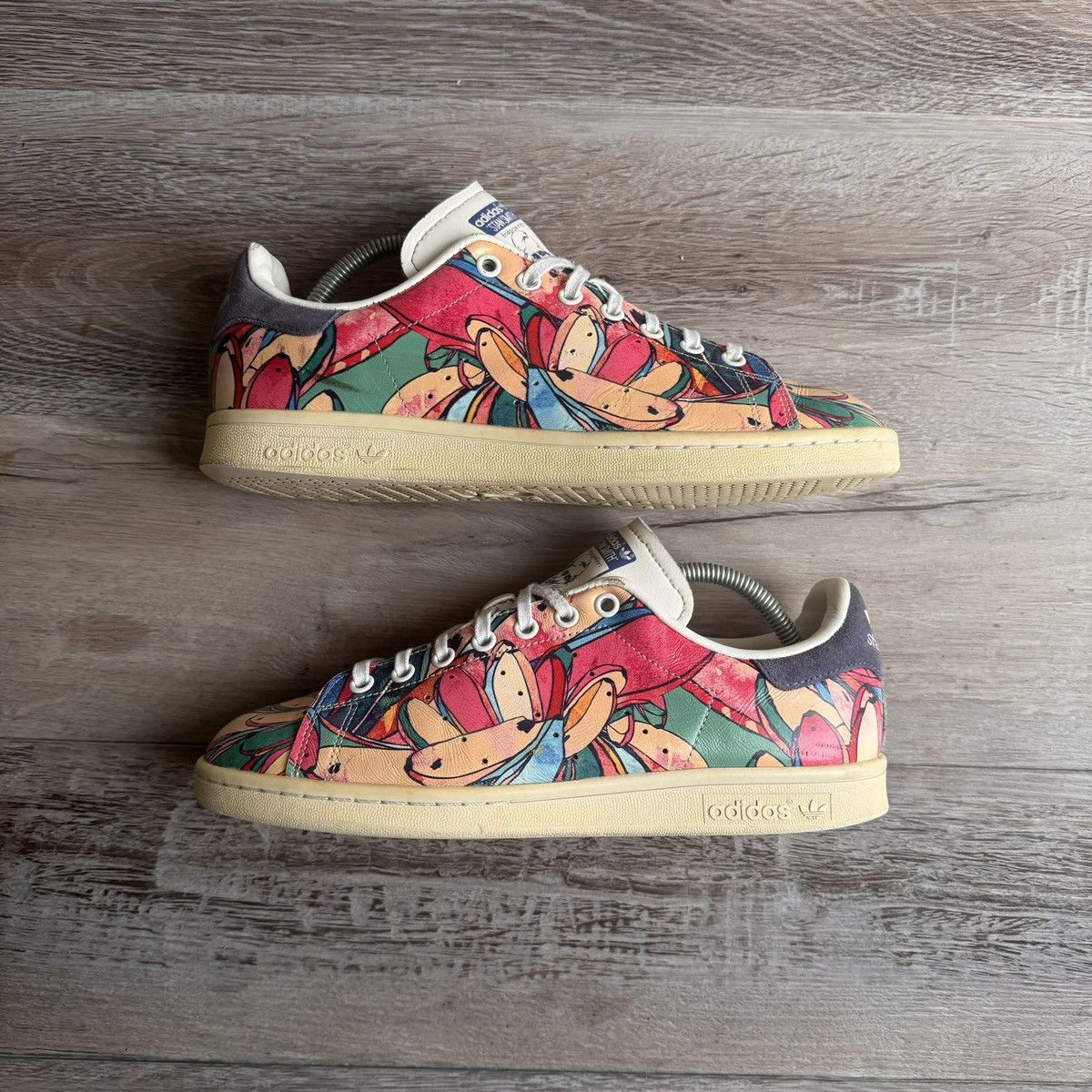 Adidas ADIDAS • WMNS Stan Smith "Floral" (9M) Size US 9 / EU 42 - 2 Thumbnail