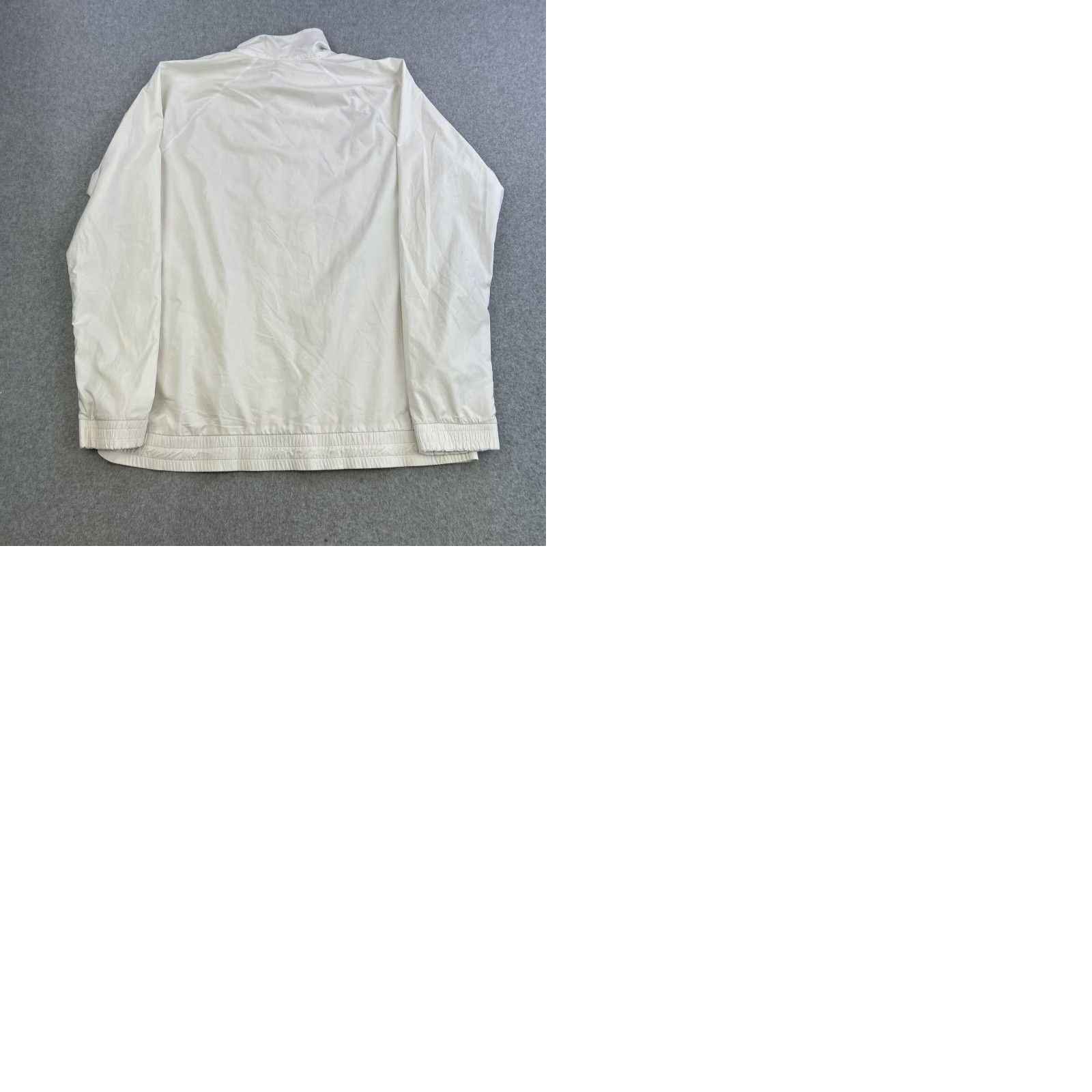 Adidas Adidas Jacket Womens Medium White Blue Full Zip High Neck Windbreaker Track Jacket Women M White Blue Full Zip Windbreaker Track Size M / US 6-8 / IT 42-44 - 9 Thumbnail