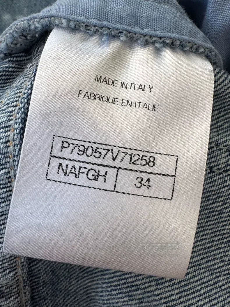 Chanel Chanel Blue jeans with blue pearl pattern Size 42" / US 20 - 5 Thumbnail
