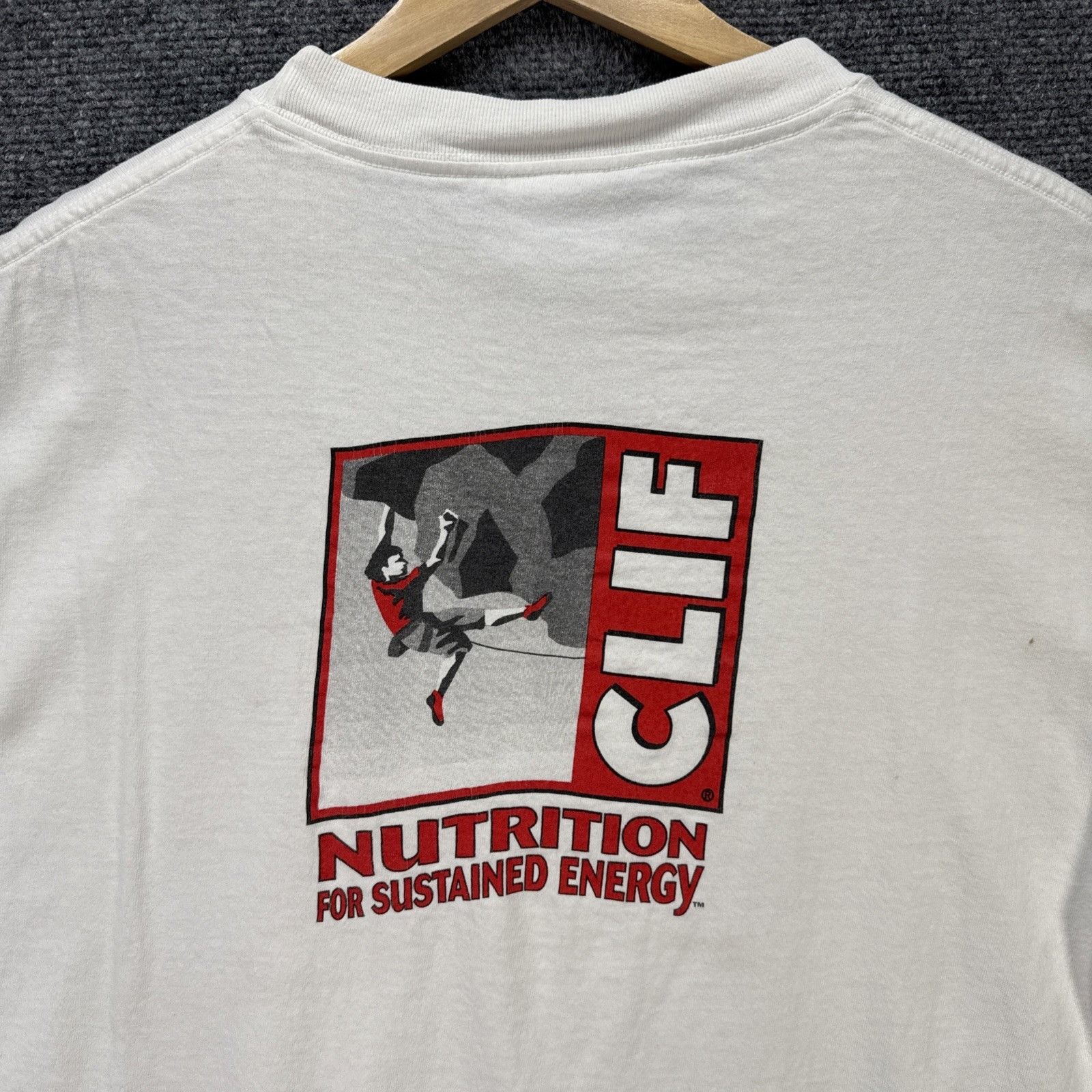 Patagonia Vintage CLIF Shirt Mens Large White 90s USA Patagonia Hiking Size US L / EU 52-54 / 3 - 1 Thumbnail