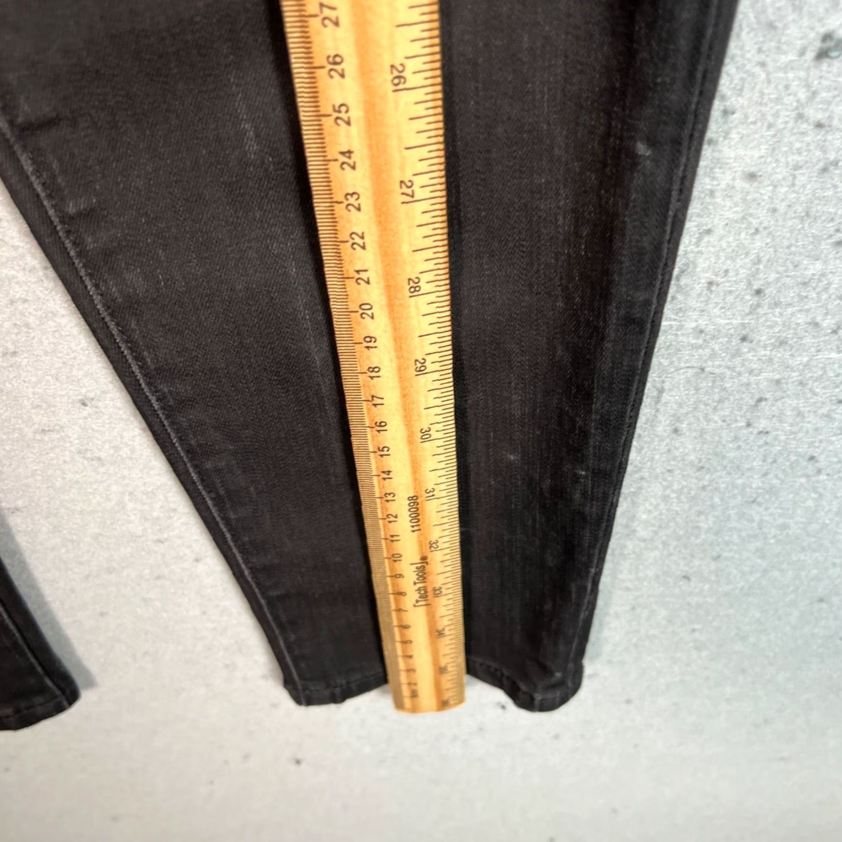 Madewell VINTAGE Madewell Black Maternity Skinny Jeans 29 Stretch Cotton Blend Womens Jeans Size 29" - 7 Thumbnail