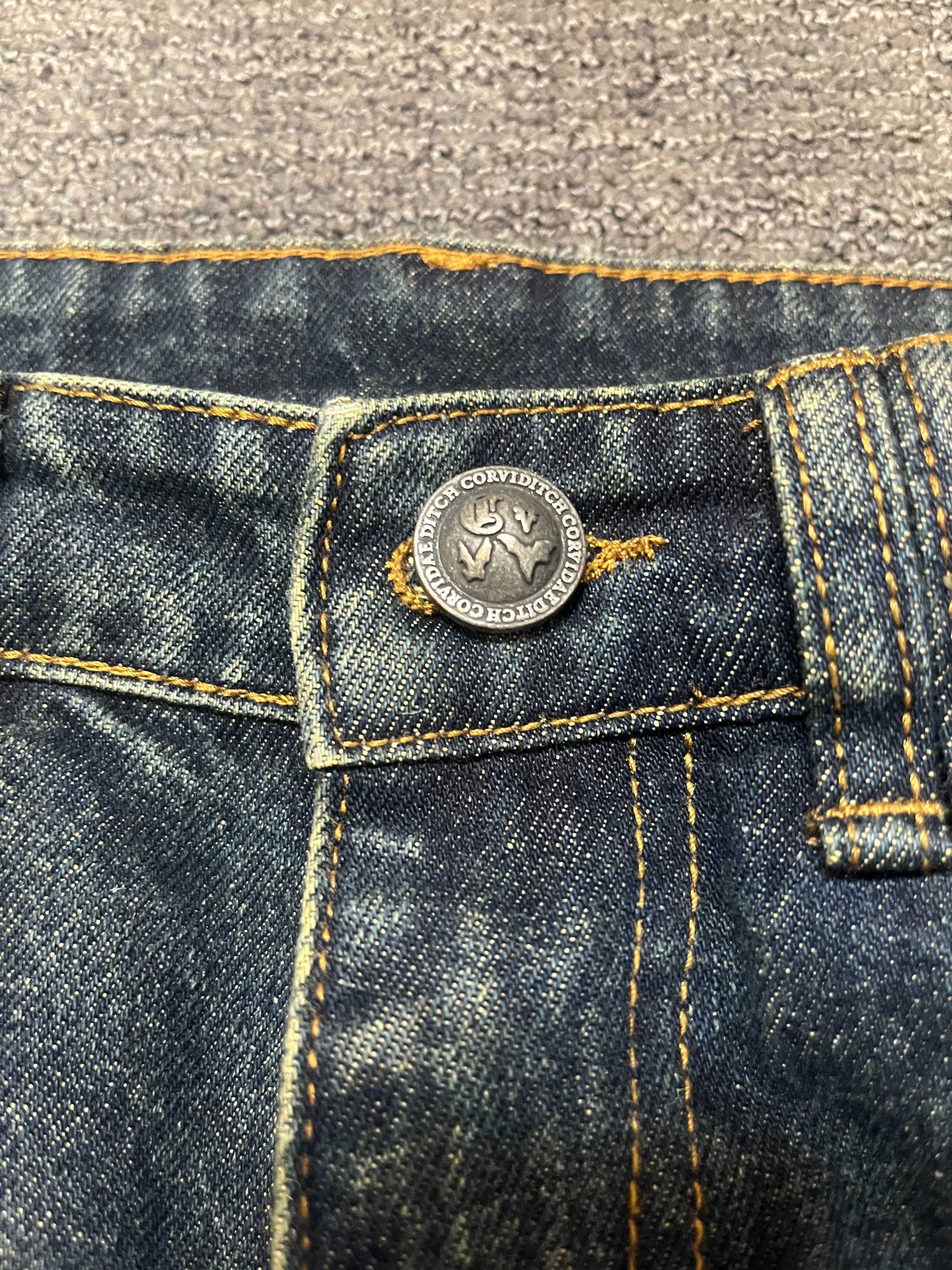Other CRVDAE x Ditch Drop Corviditch Distressed Denim Jeans Size US 30 / EU 46 - 3 Thumbnail
