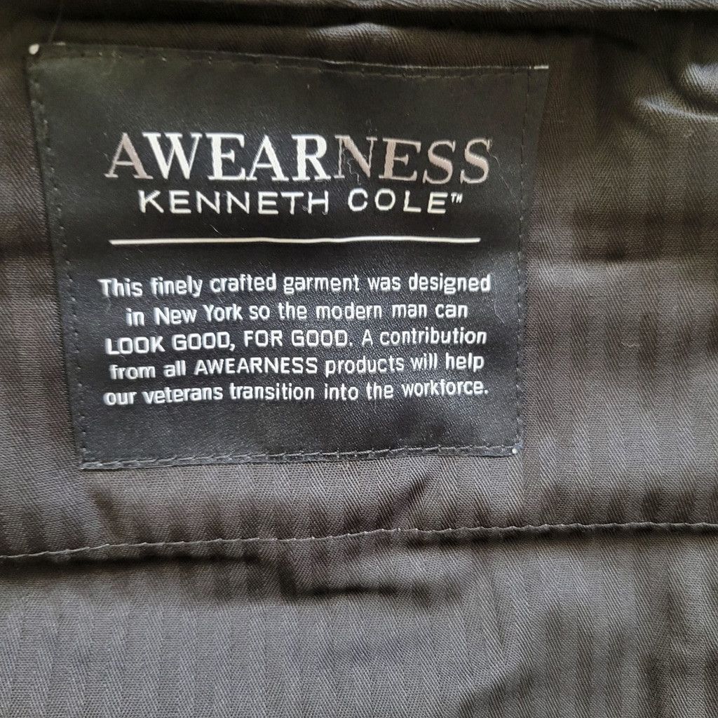 Kenneth Cole Kenneth Cole Awearness Wool Lastol Blend Gray Suit Pants 32 Size US 30 / EU 46 - 12 Thumbnail