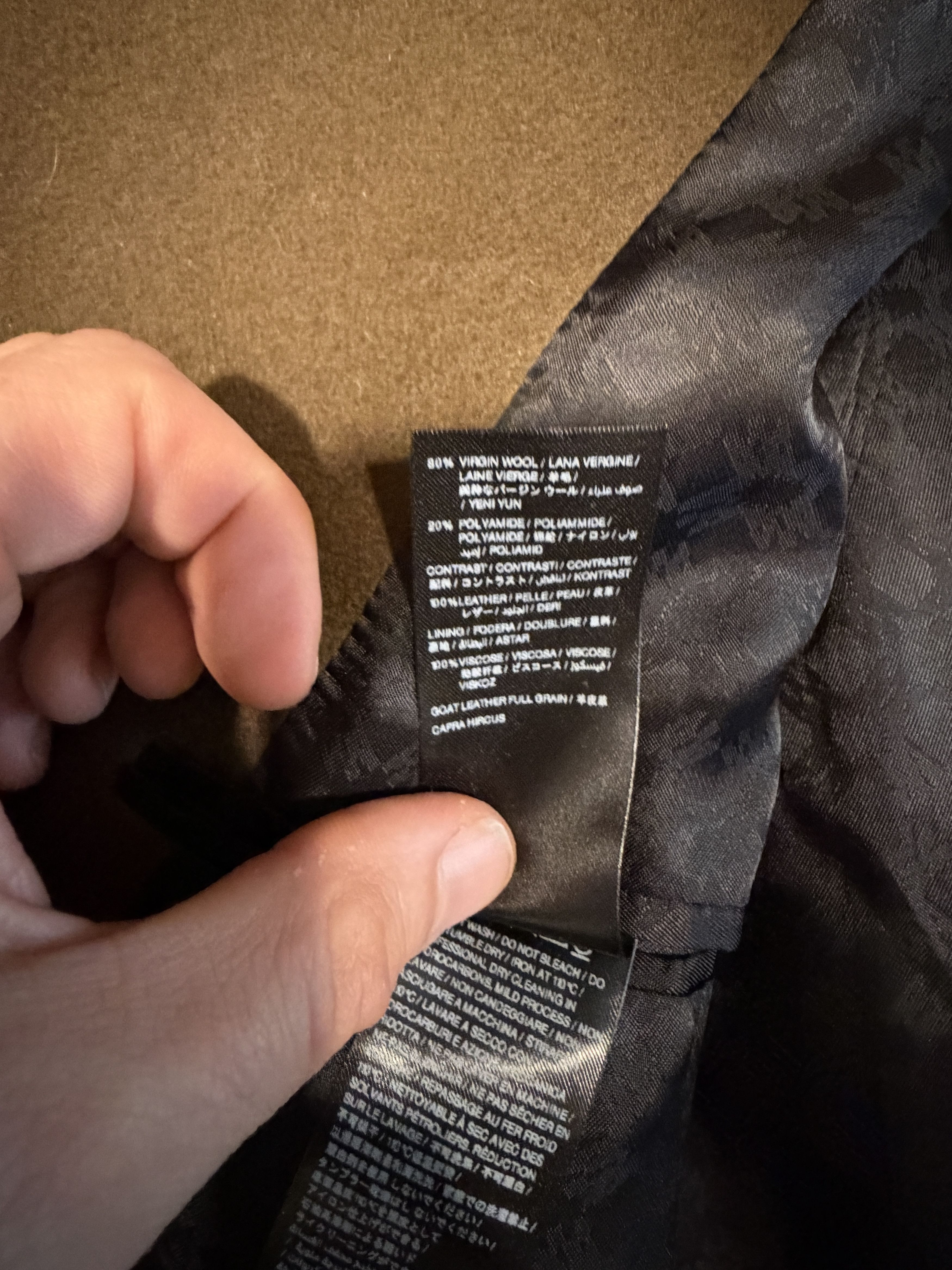 Amiri AMIRI Double-Breasted Brown Wool Coat — Size 52 — Sold Out Size US L / EU 52-54 / 3 - 15 Thumbnail