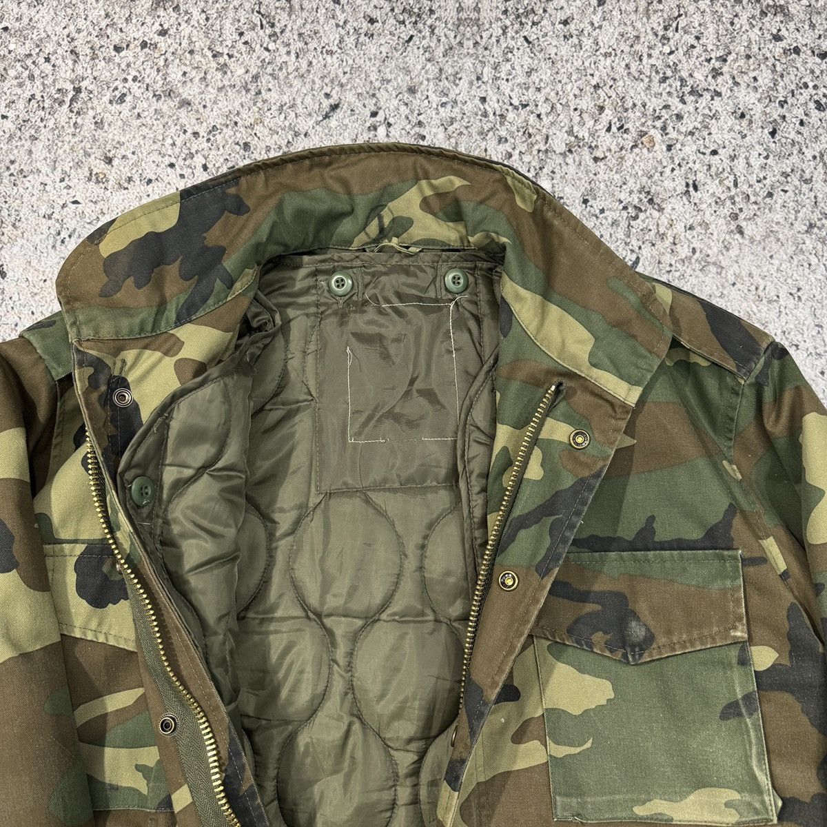 Vintage Vintage Heavyweight Camo Parka Jacket ERD Grunge Chrome Size US L / EU 52-54 / 3 - 9 Thumbnail