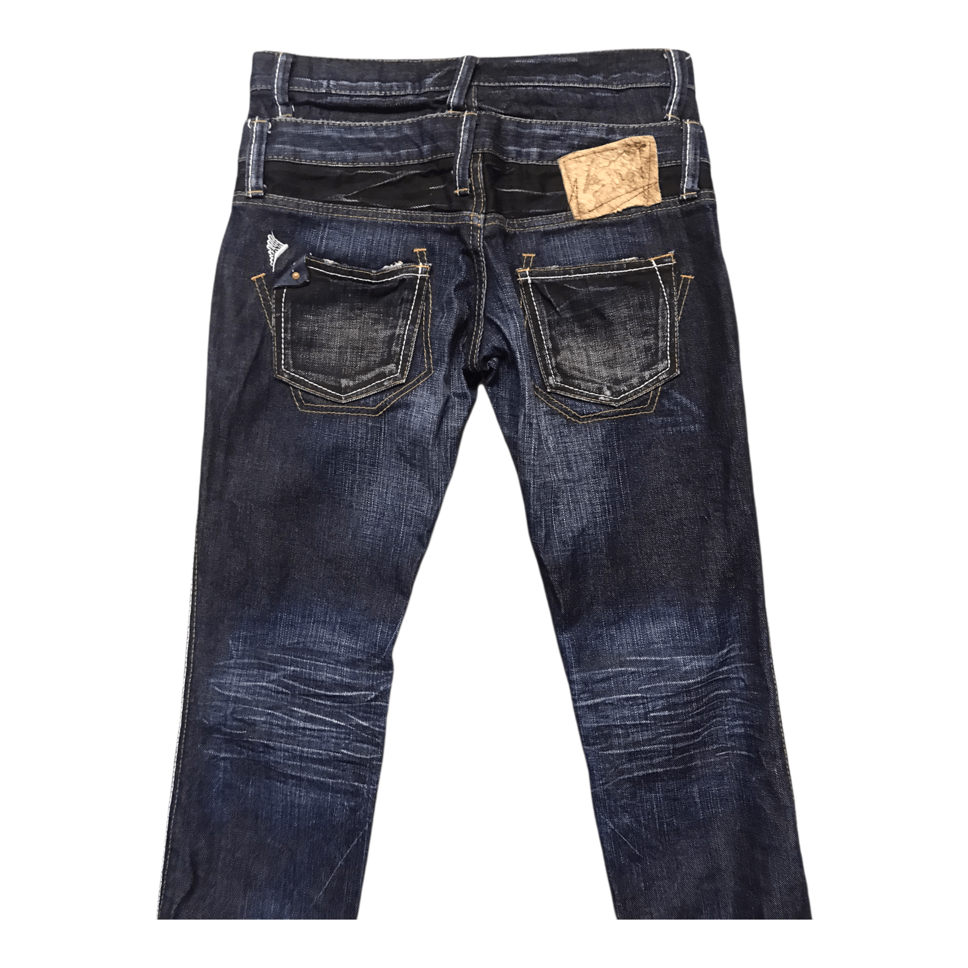 Japanese Brand Flare Antgauge Double Waist Denim Pant Size US 28 / EU 44 - 5 Thumbnail