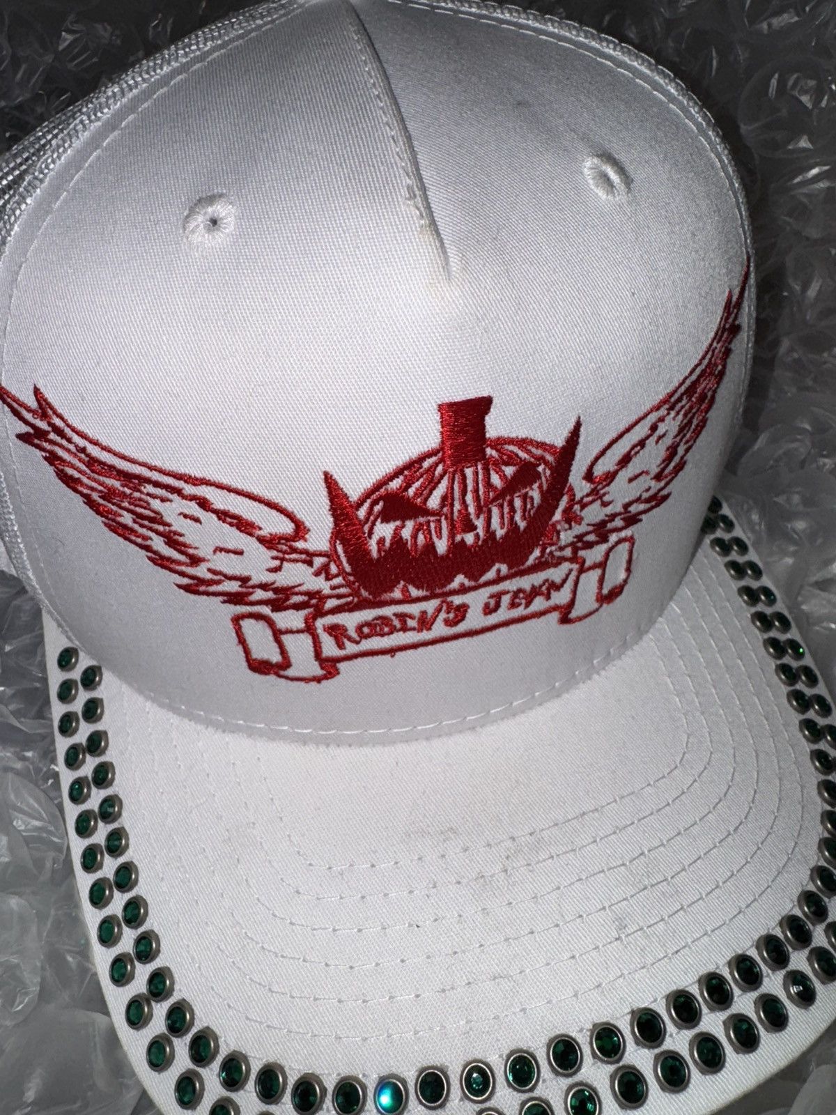 Asspizza × Robins Jeans Asspizza x Robins Jeans Trucker Hat White 2022 Size ONE SIZE - 2 Thumbnail