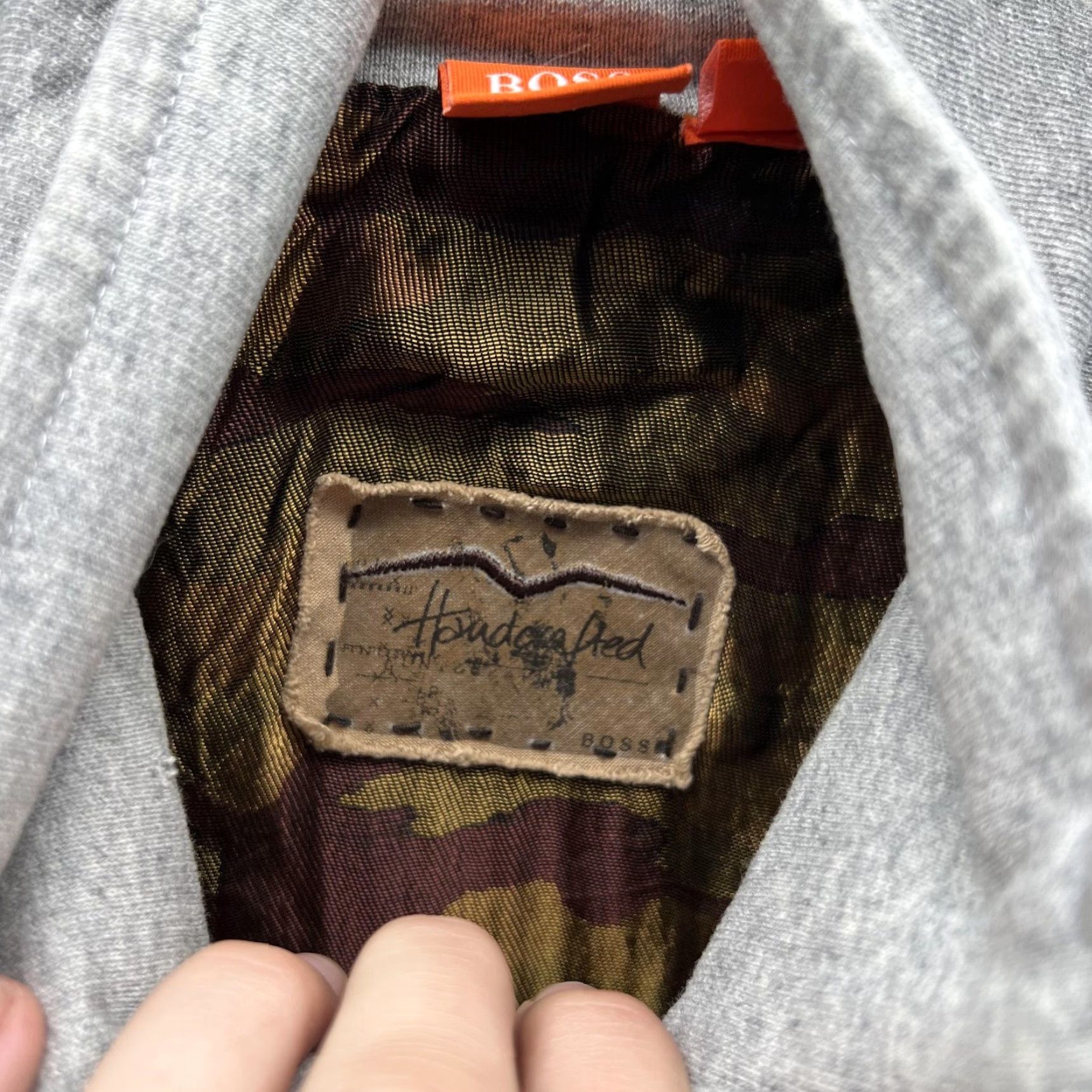 Hugo Boss VINTAGE Hugo Boss Jacket Mens M Gray Cotton Bomber Full Zip Lined Casual Outdoor Size US M / EU 48-50 / 2 - 4 Thumbnail