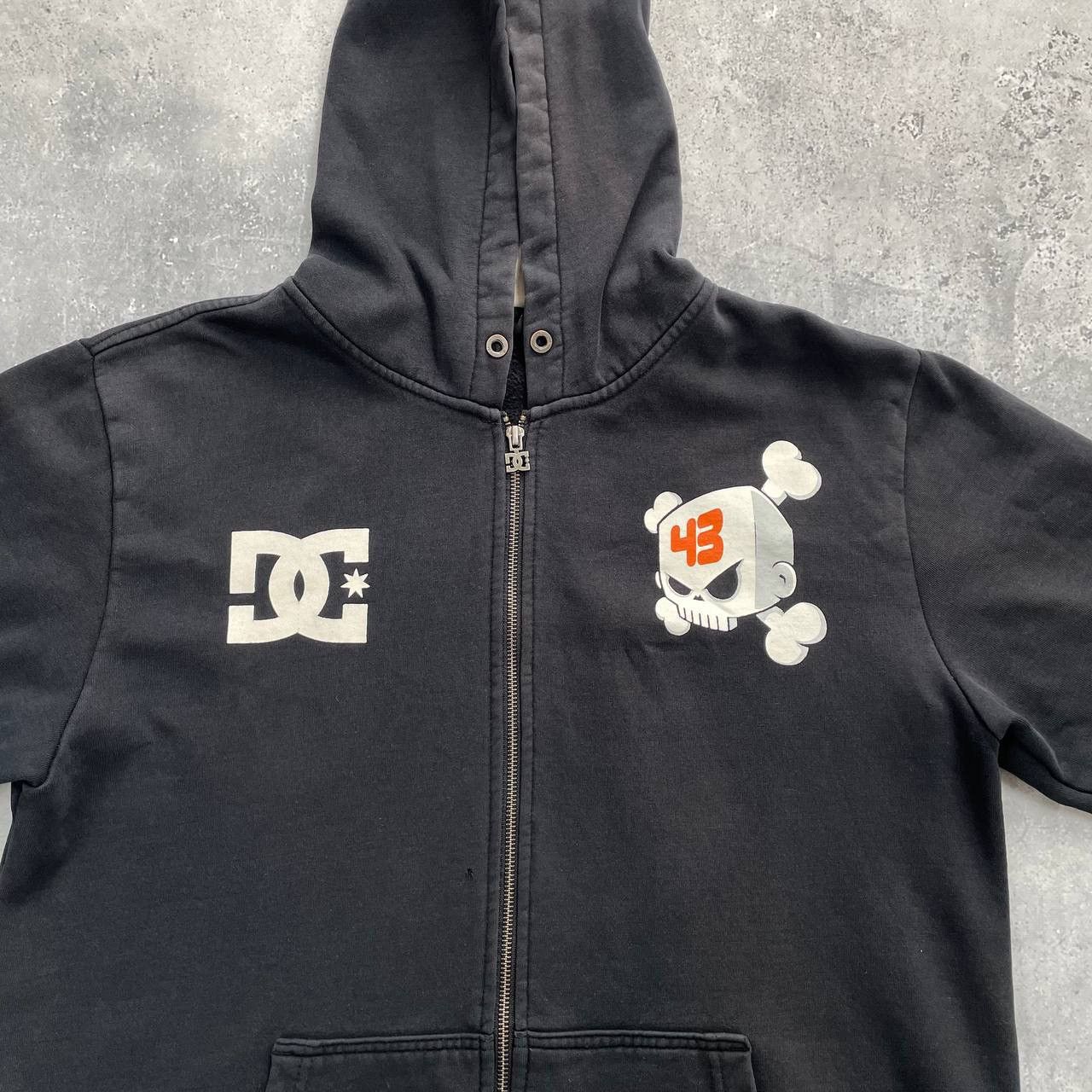 DC Vintage DC Shoes Ken Block No 43 Full Zip Hoodie Faded Black Size US L / EU 52-54 / 3 - 5 Thumbnail