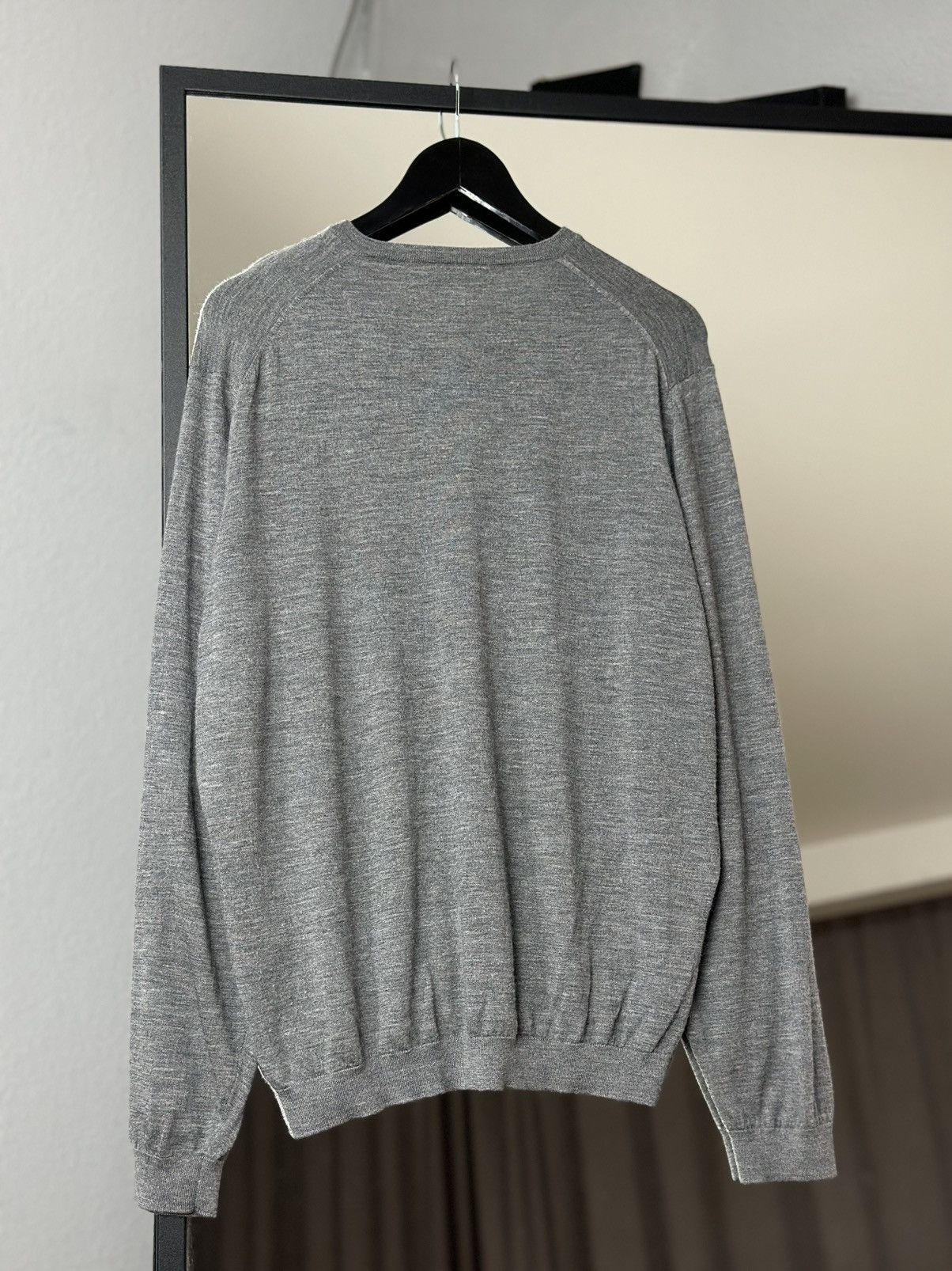 Brunello Cucinelli Mens Brunello Cucinelli 100% Cashmere grey sweater luxury Size US M / EU 48-50 / 2 - 9 Thumbnail