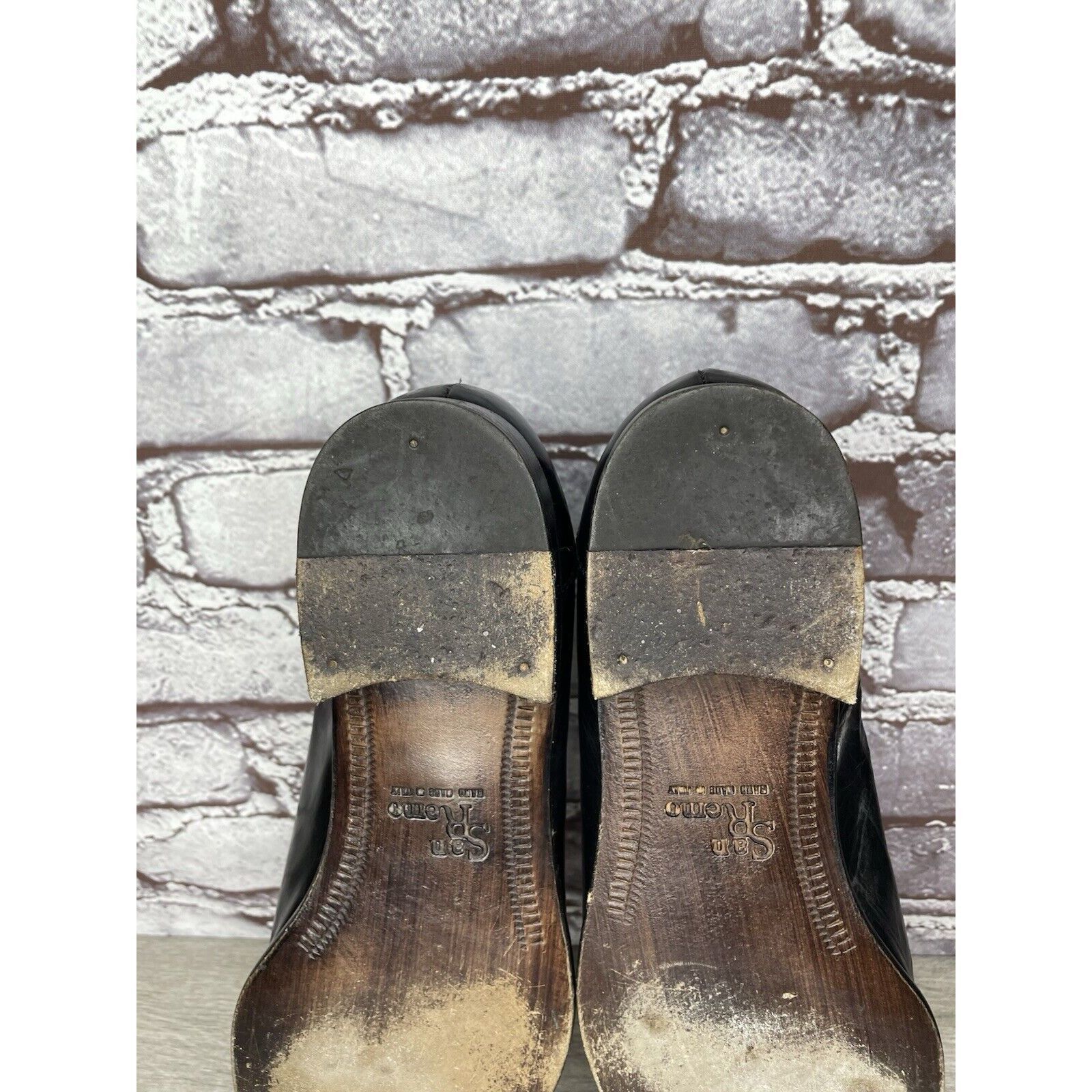 Other San Remo Black Leather Croc Kilte Tassel Dress Loafers Men S Size US 9.5 / EU 42-43 - 14 Thumbnail