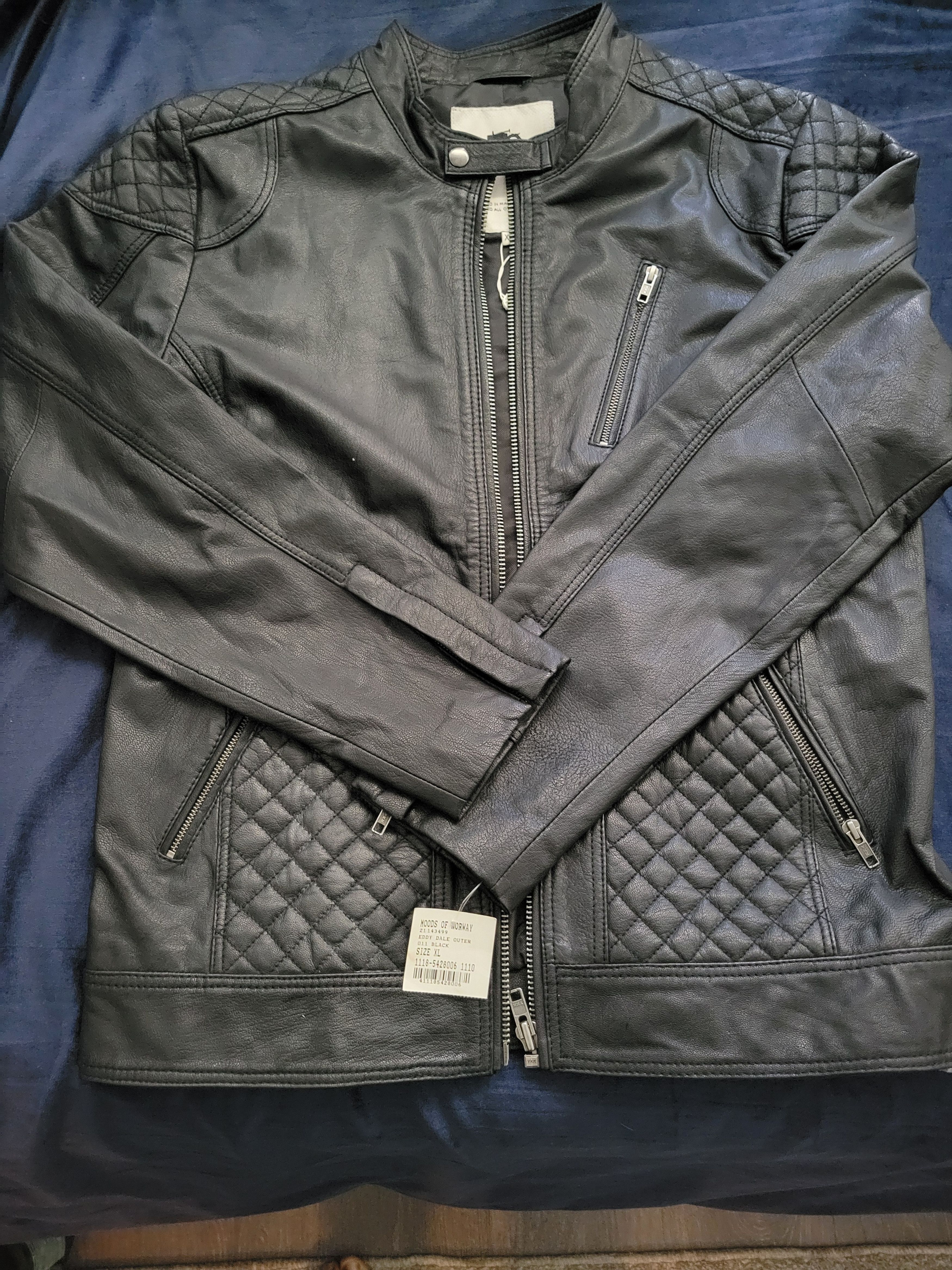 Moods of Norway Moods of Norway leather biker jacket (Eddy Dale) Size US XL / EU 56 / 4 - 3 Thumbnail
