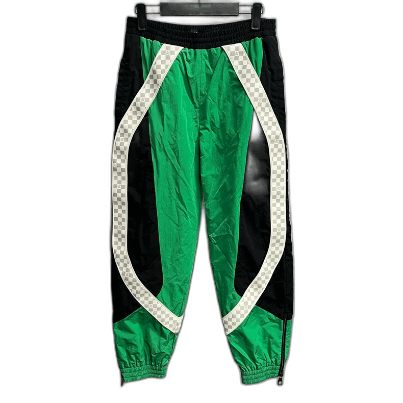 Louis Vuitton Louis Vuitton Green Checkered Sport Pants Size US 30 / EU 46 - 1 Thumbnail