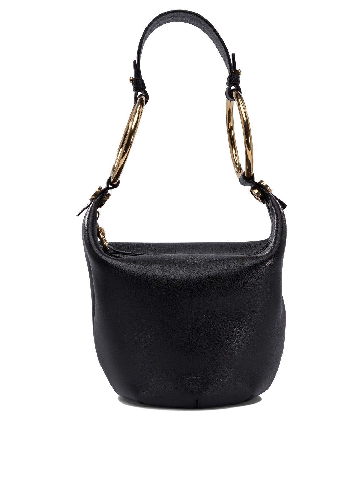 Chloe Chloé Bracelet Shoulder Bag Tag Size U Women in Black