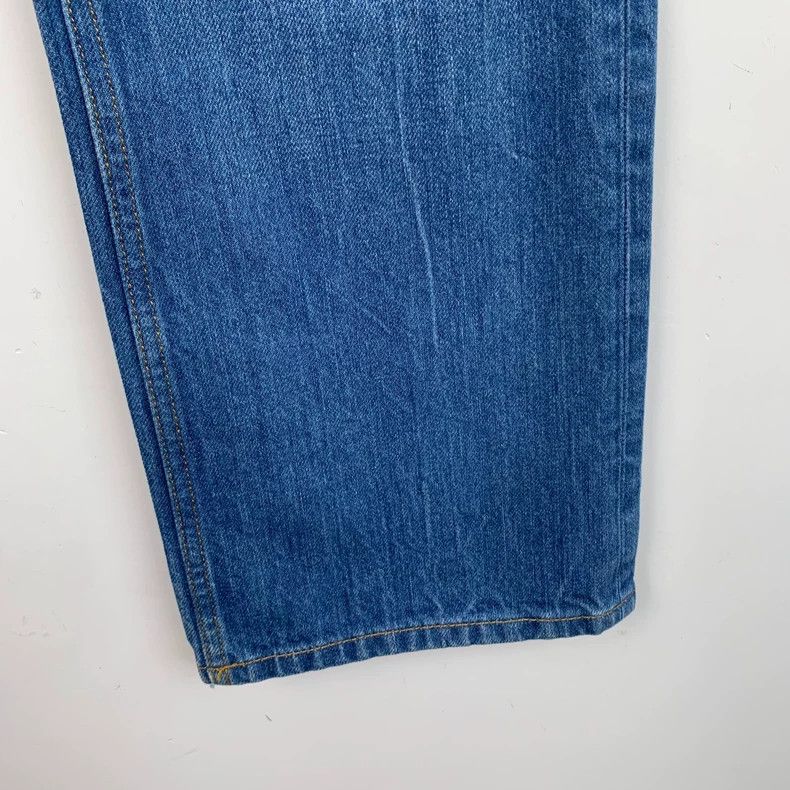 Gucci Gucci Size 25 Blue leather logo Donald Duck jeans trousers Size US 27 - 4 Thumbnail